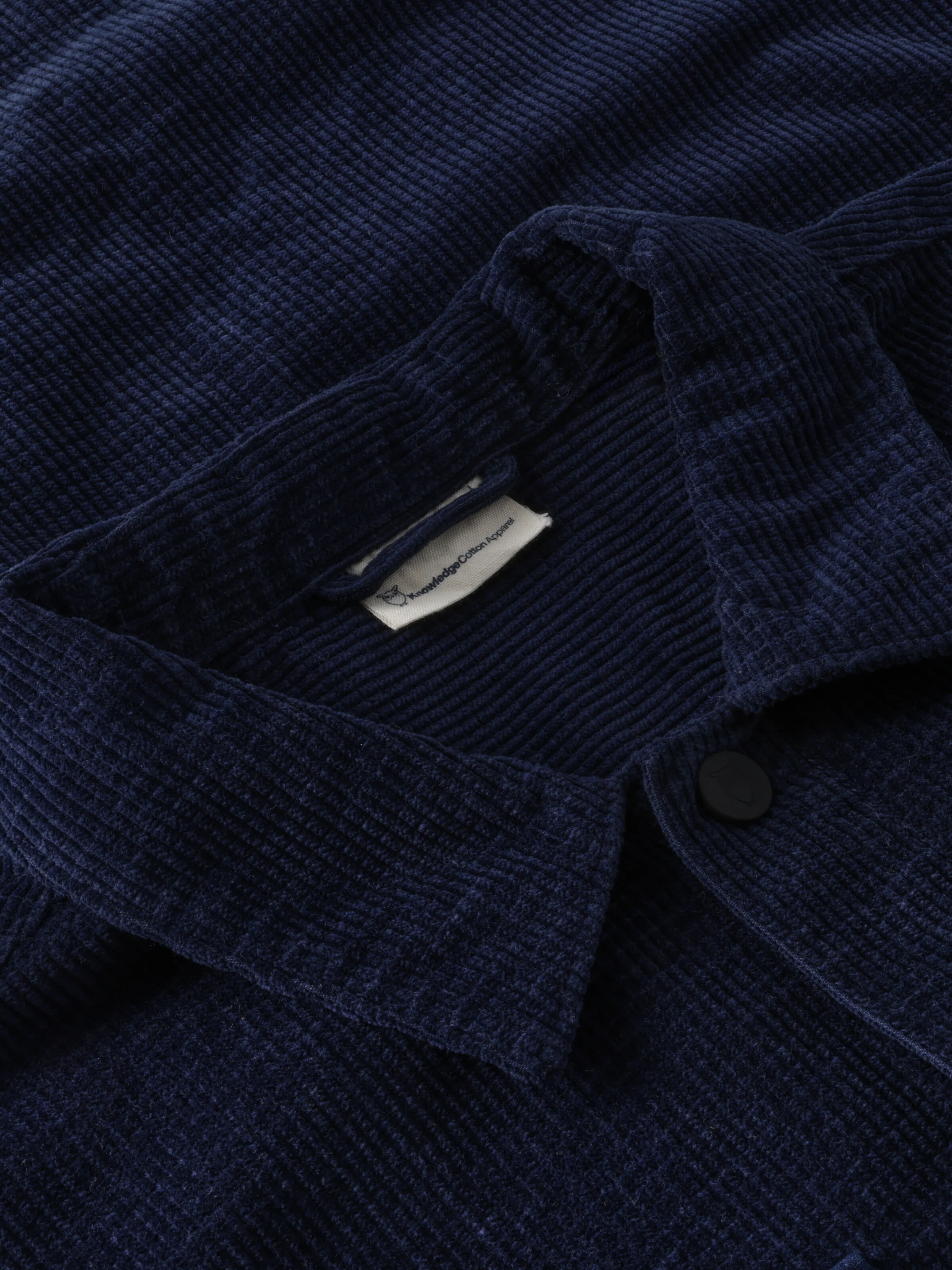 Organic Cotton Corduroy Overshirt GOTS - Night Sky - Image 4