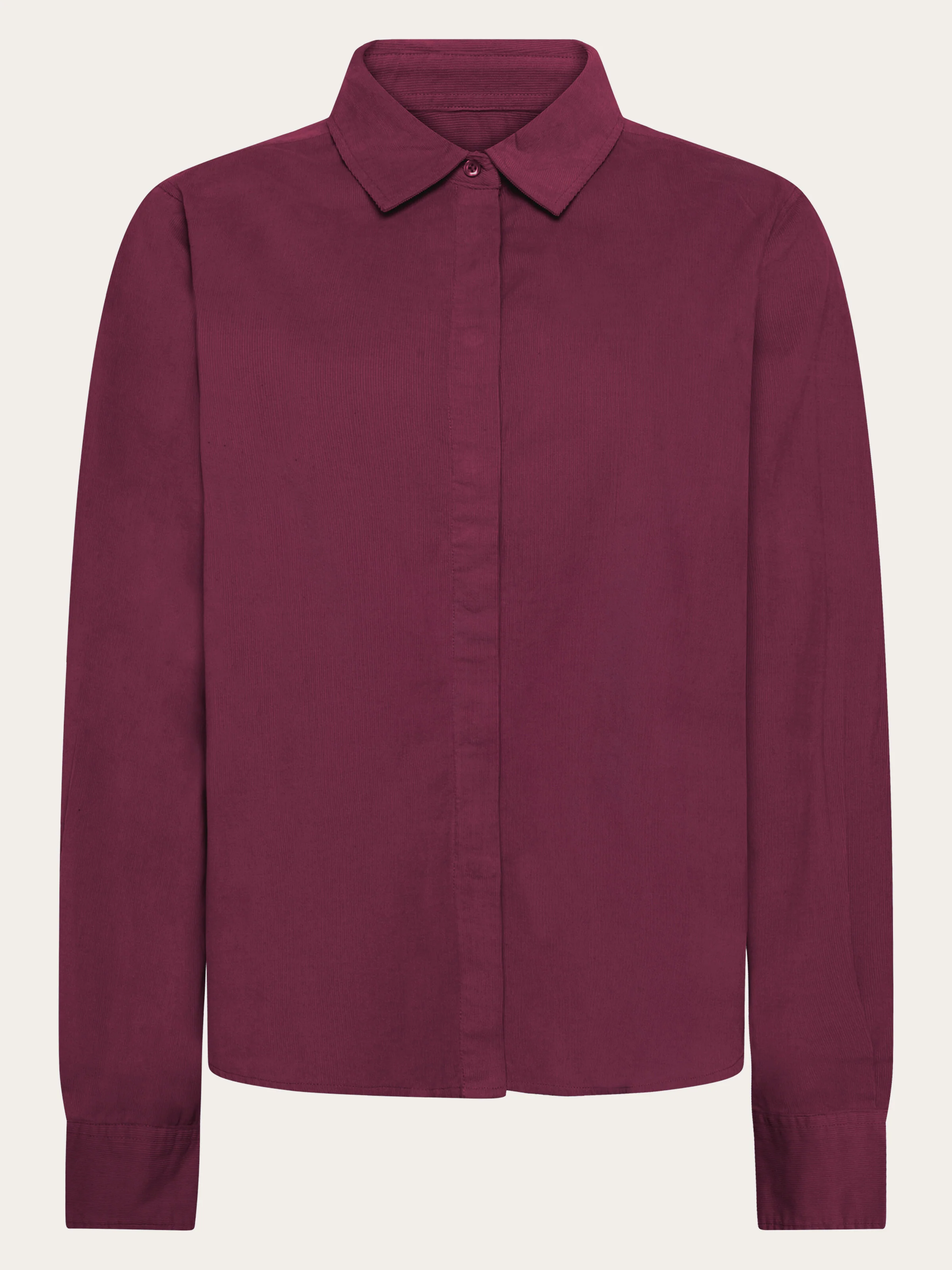 Organic Cotton Corduroy Shirt GOTS - Fig