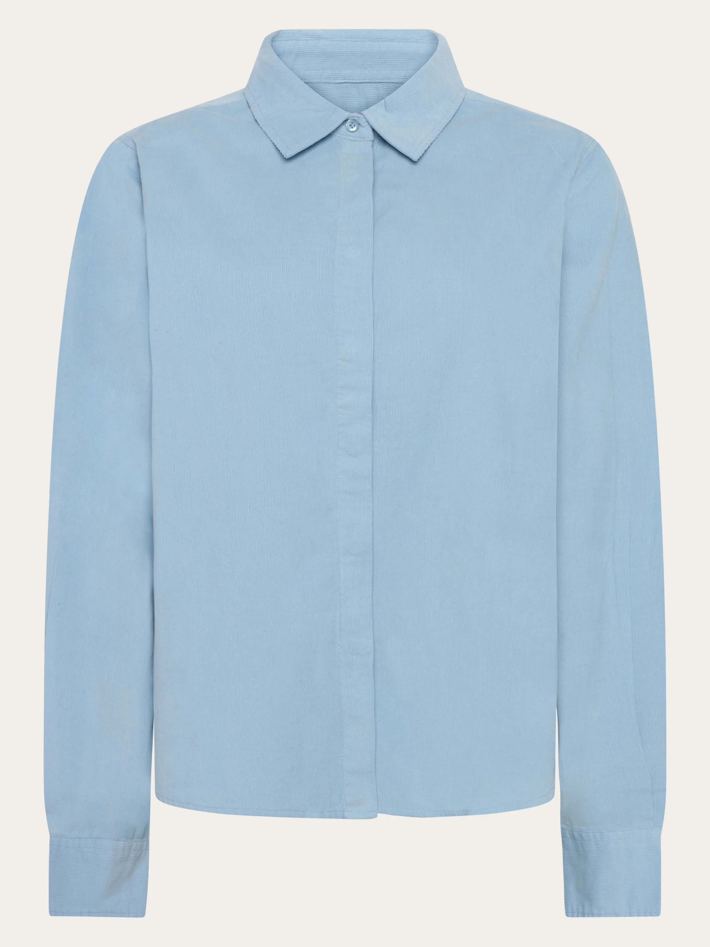 Organic Cotton Corduroy Shirt GOTS - Glacier Lake