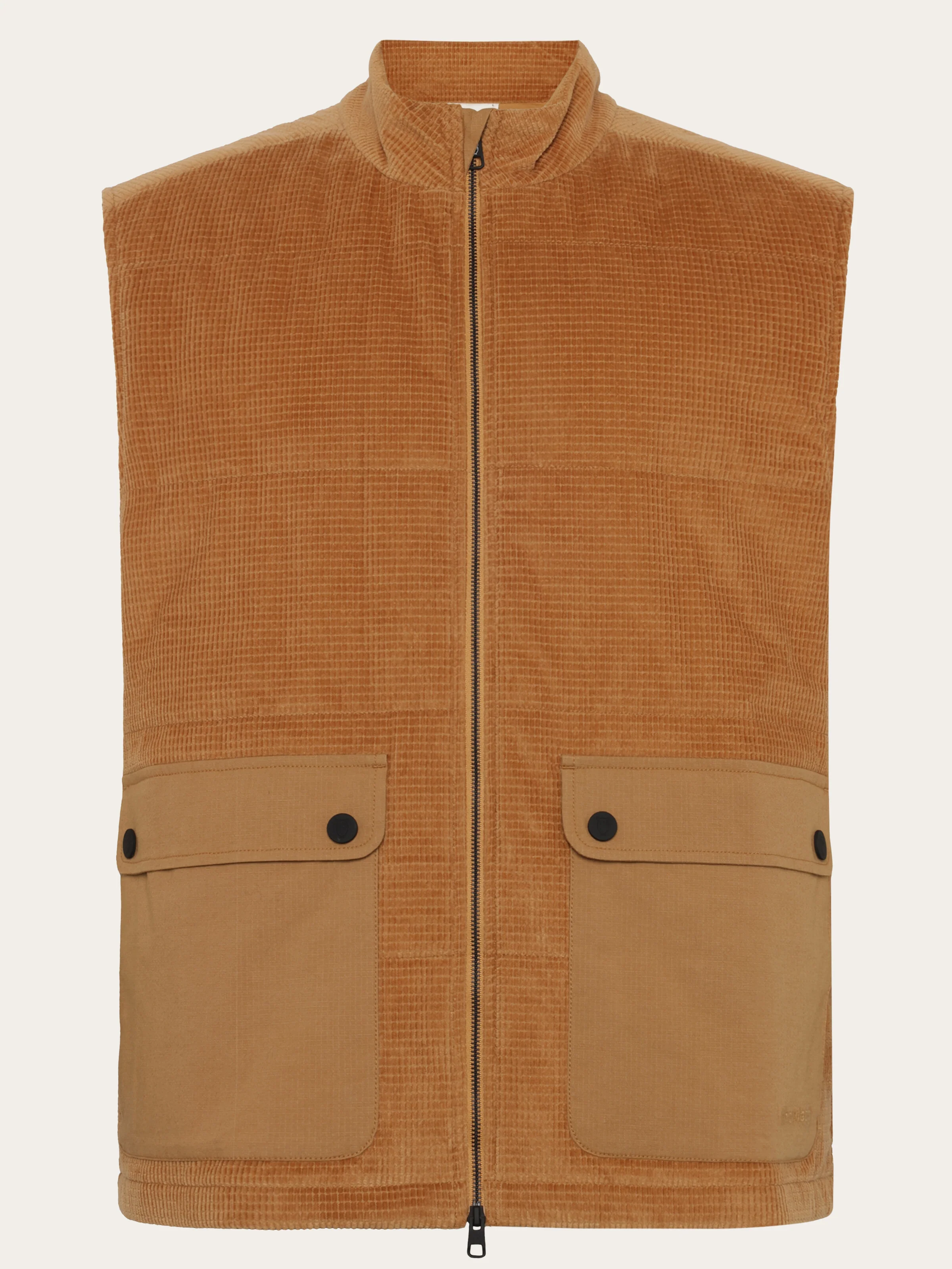Organic Cotton Corduroy Vest GOTS - Apple Cinnamon