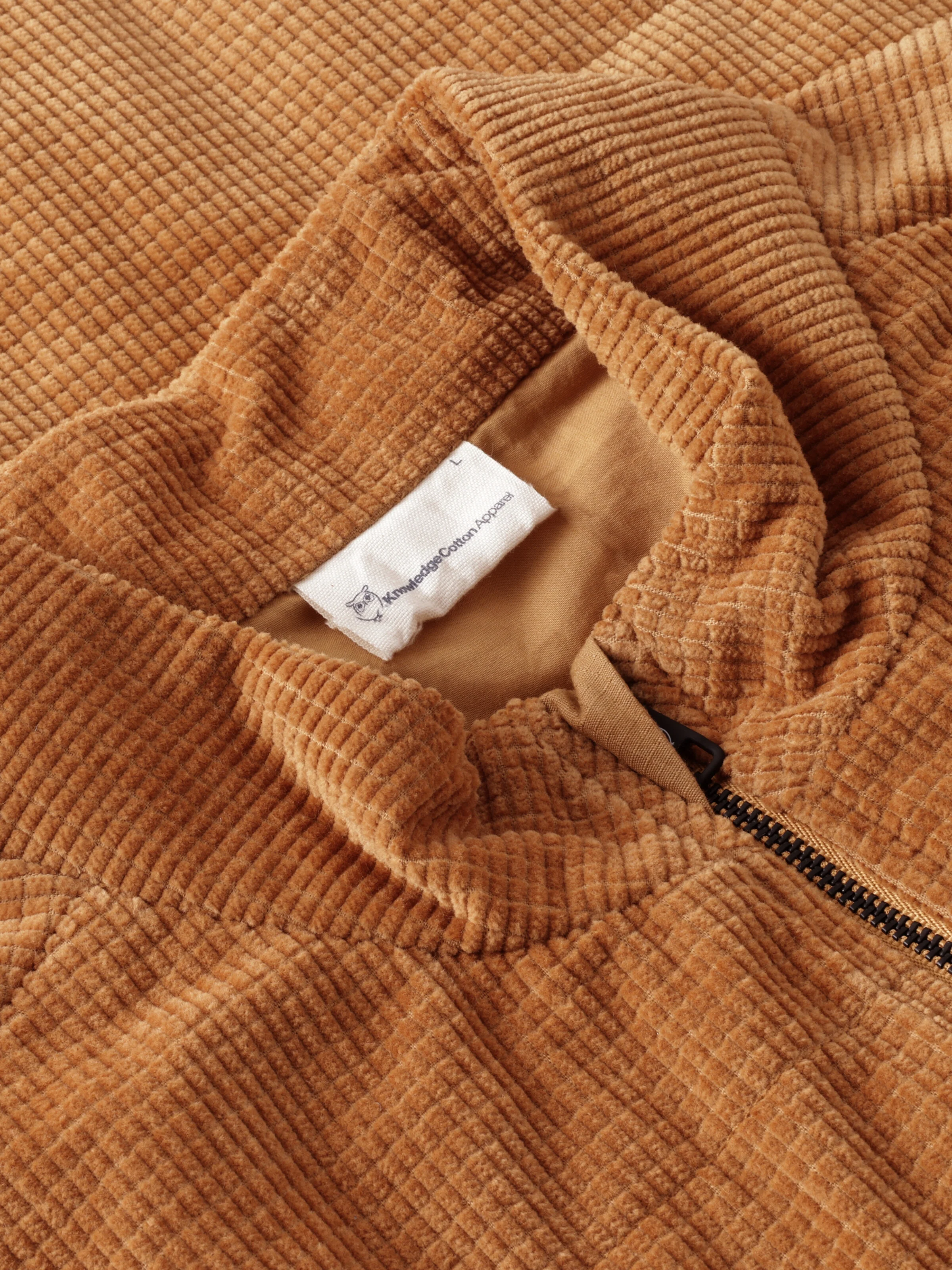 Organic Cotton Corduroy Vest GOTS - Apple Cinnamon - Image 2