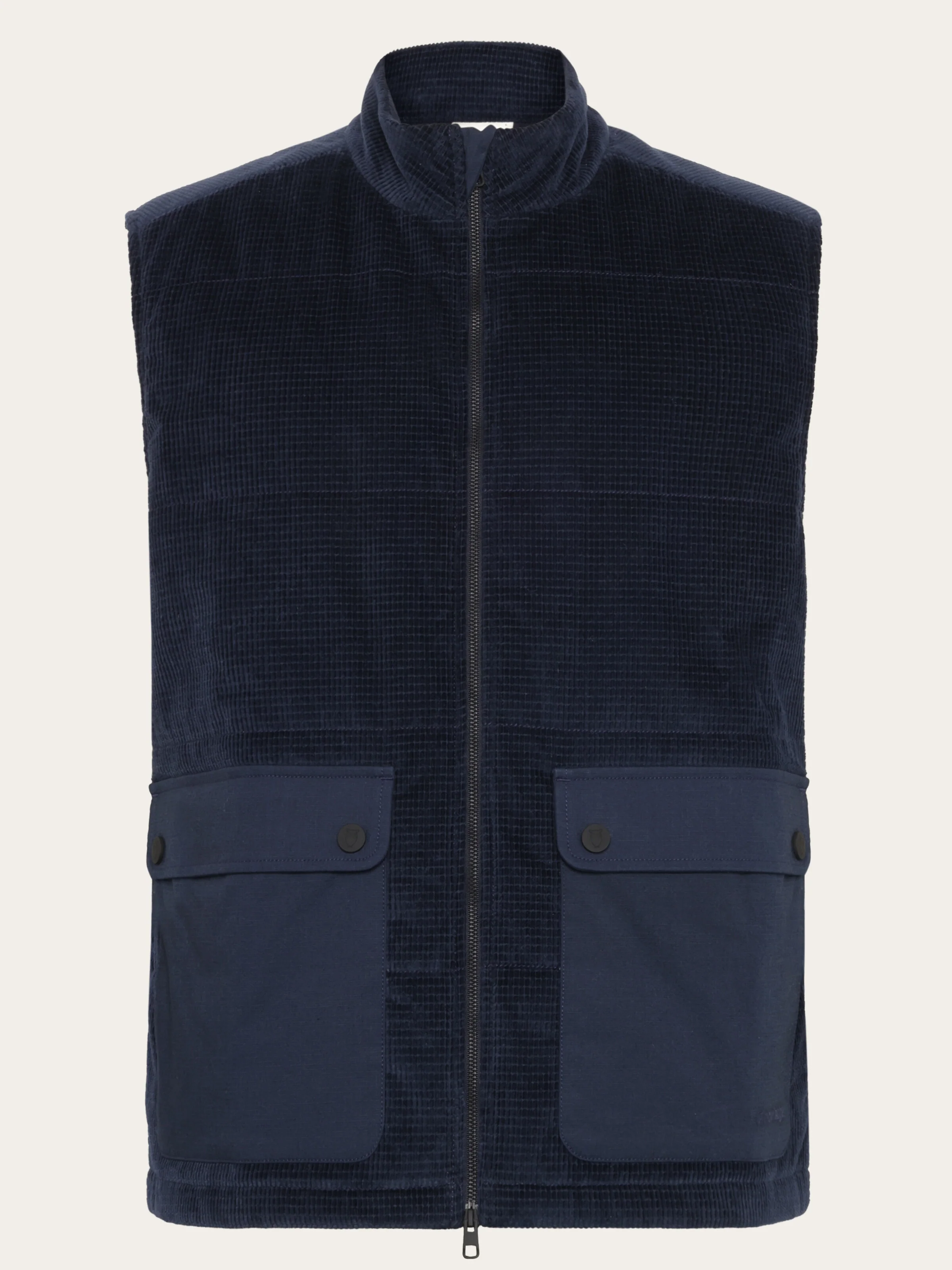 Organic Cotton Corduroy Vest GOTS - Night Sky