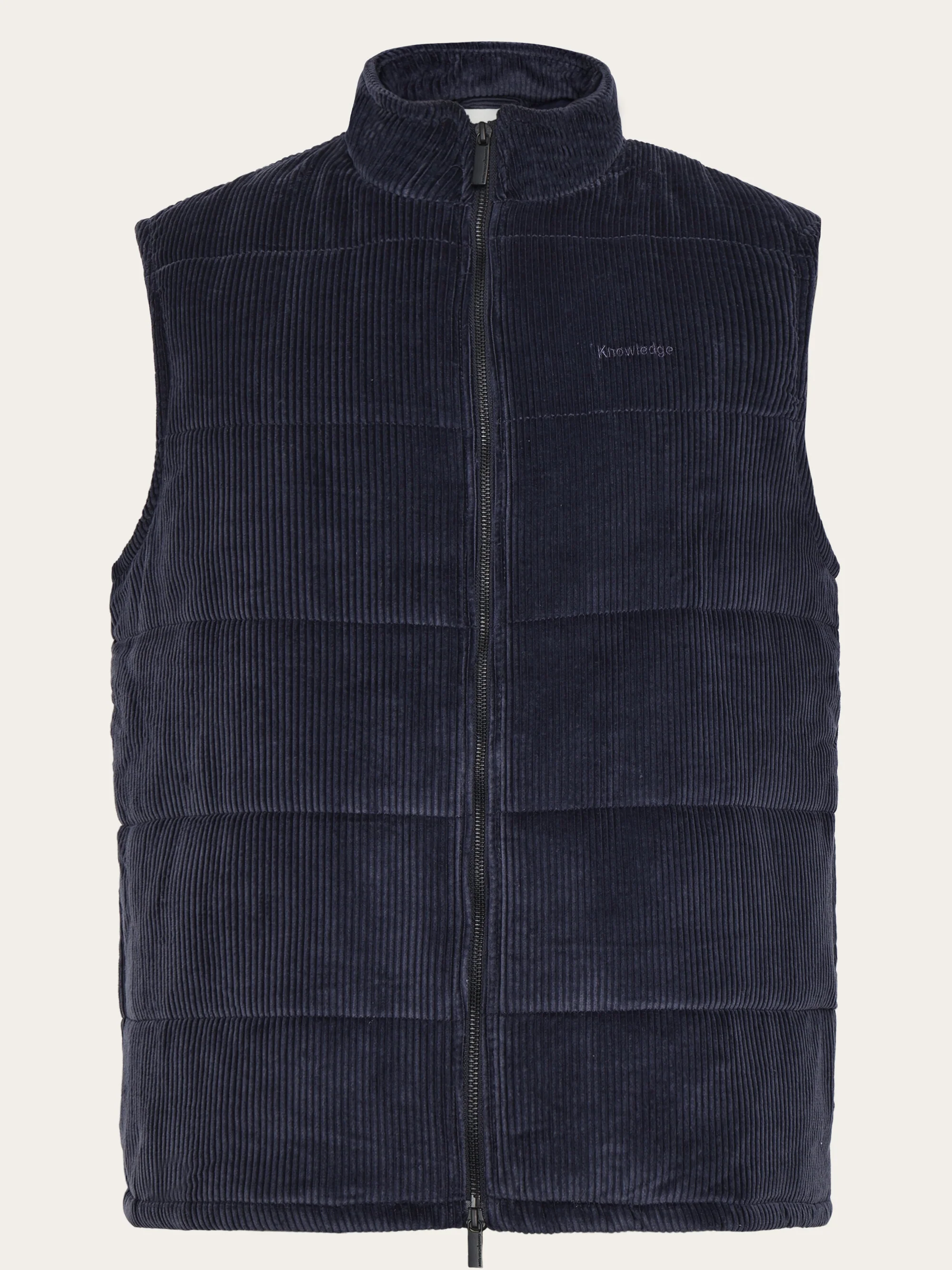 Organic Cotton Corduroy Vest - GRS/Vegan PETA - Night Sky