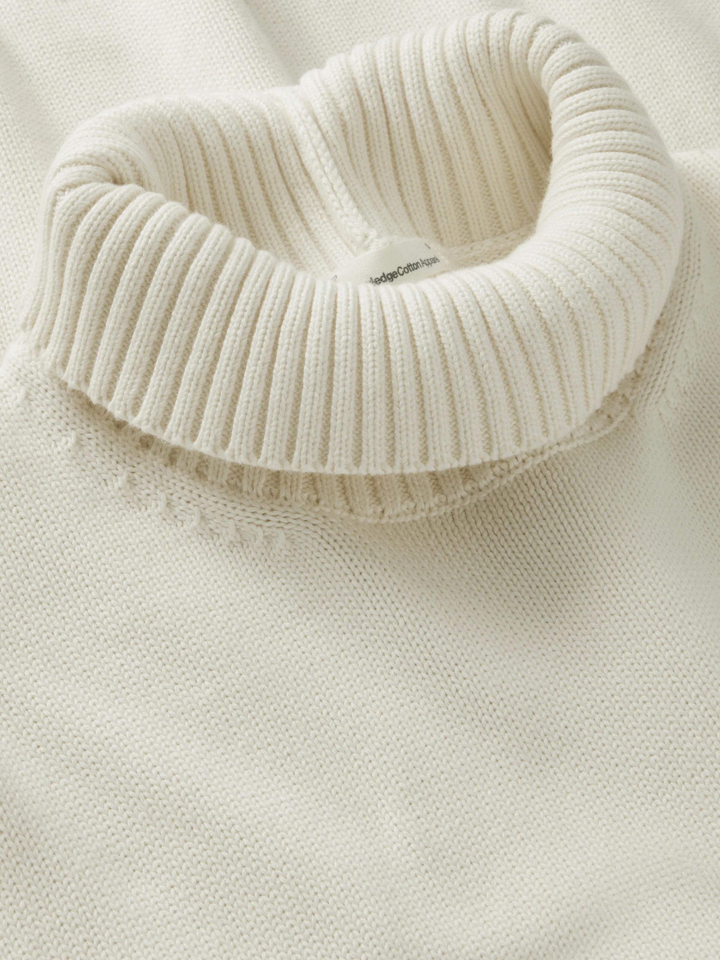 Organic Cotton Crew Neck - Regenerative Organic Certified™ - GOTS/Vegan - Egret - Image 4