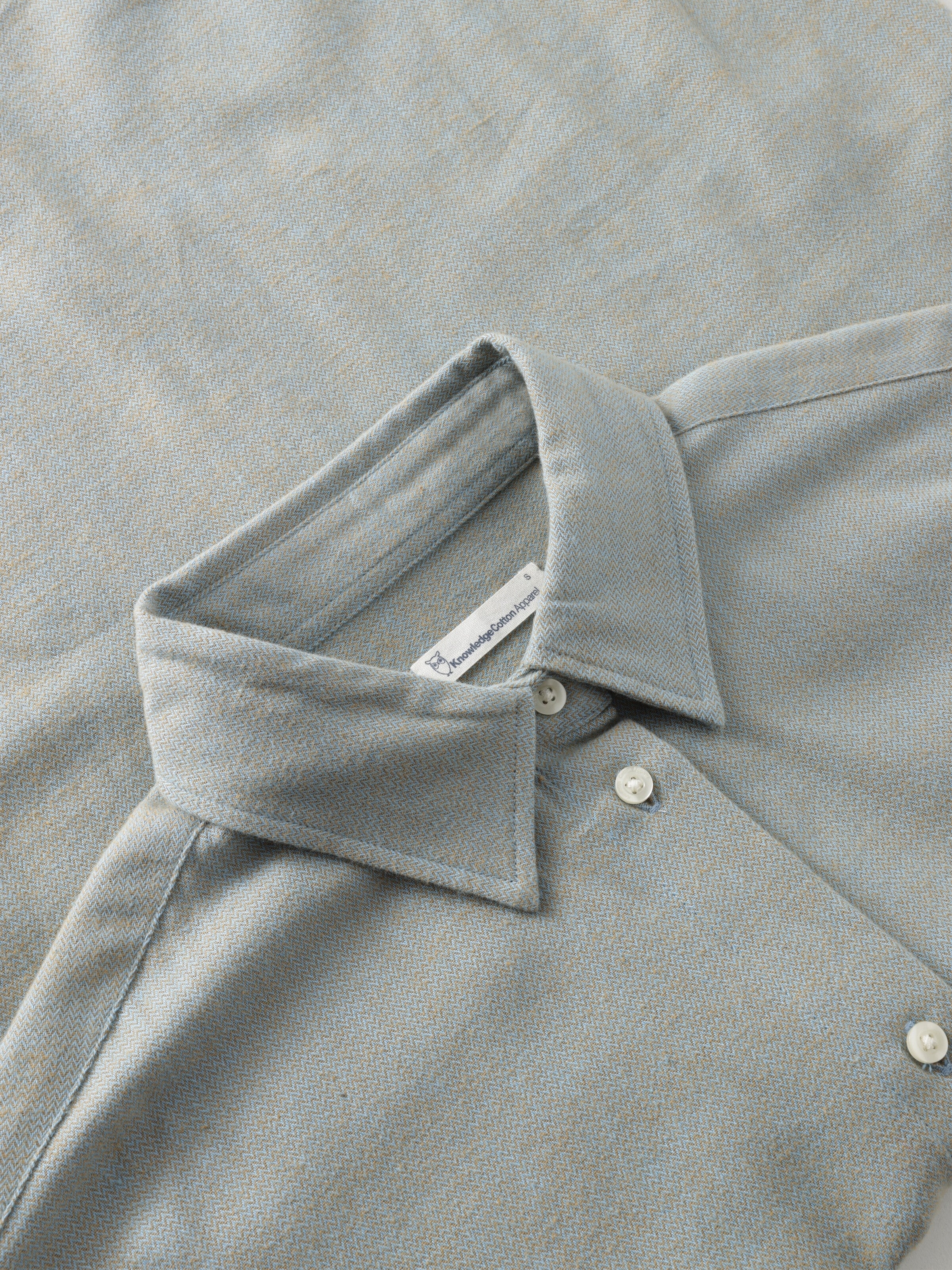 Organic Cotton Flannel Shirt GOTS - Apple Cinnamon - Image 2