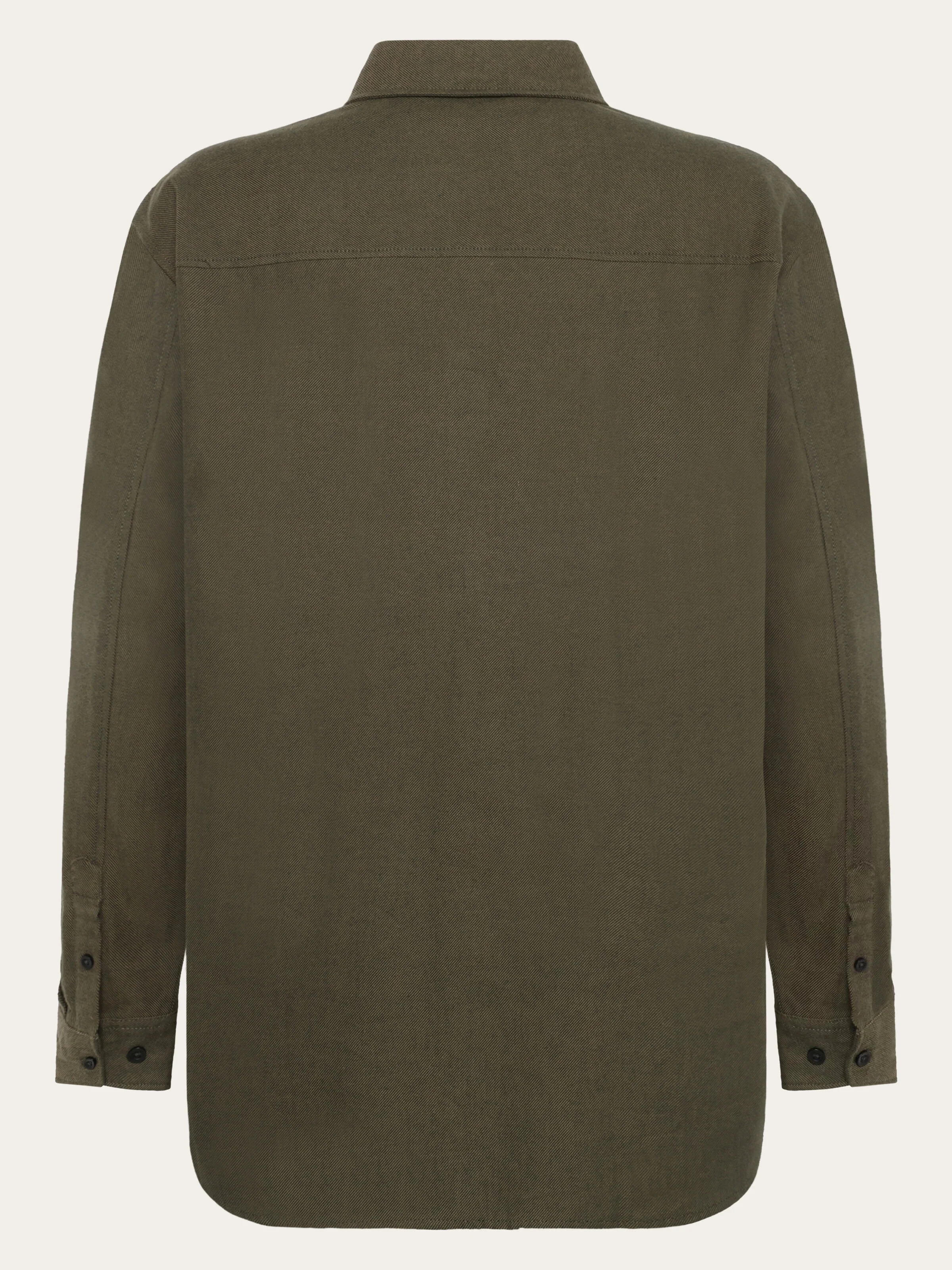 Organic Cotton Flannel Shirt GOTS - Forrest Night - Image 2