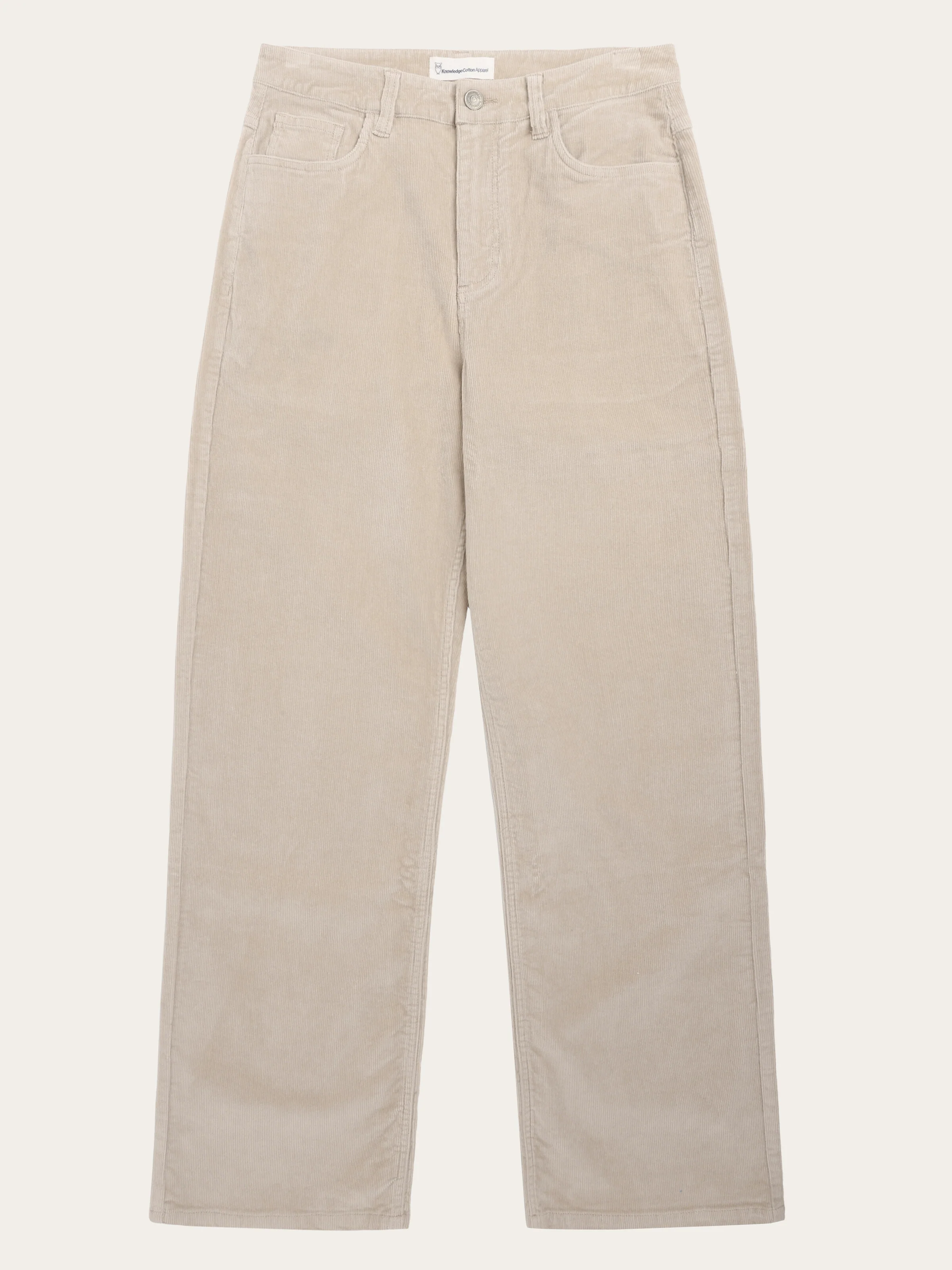 Organic Cotton Gale Corduroy Pants GOTS - Light feather gray