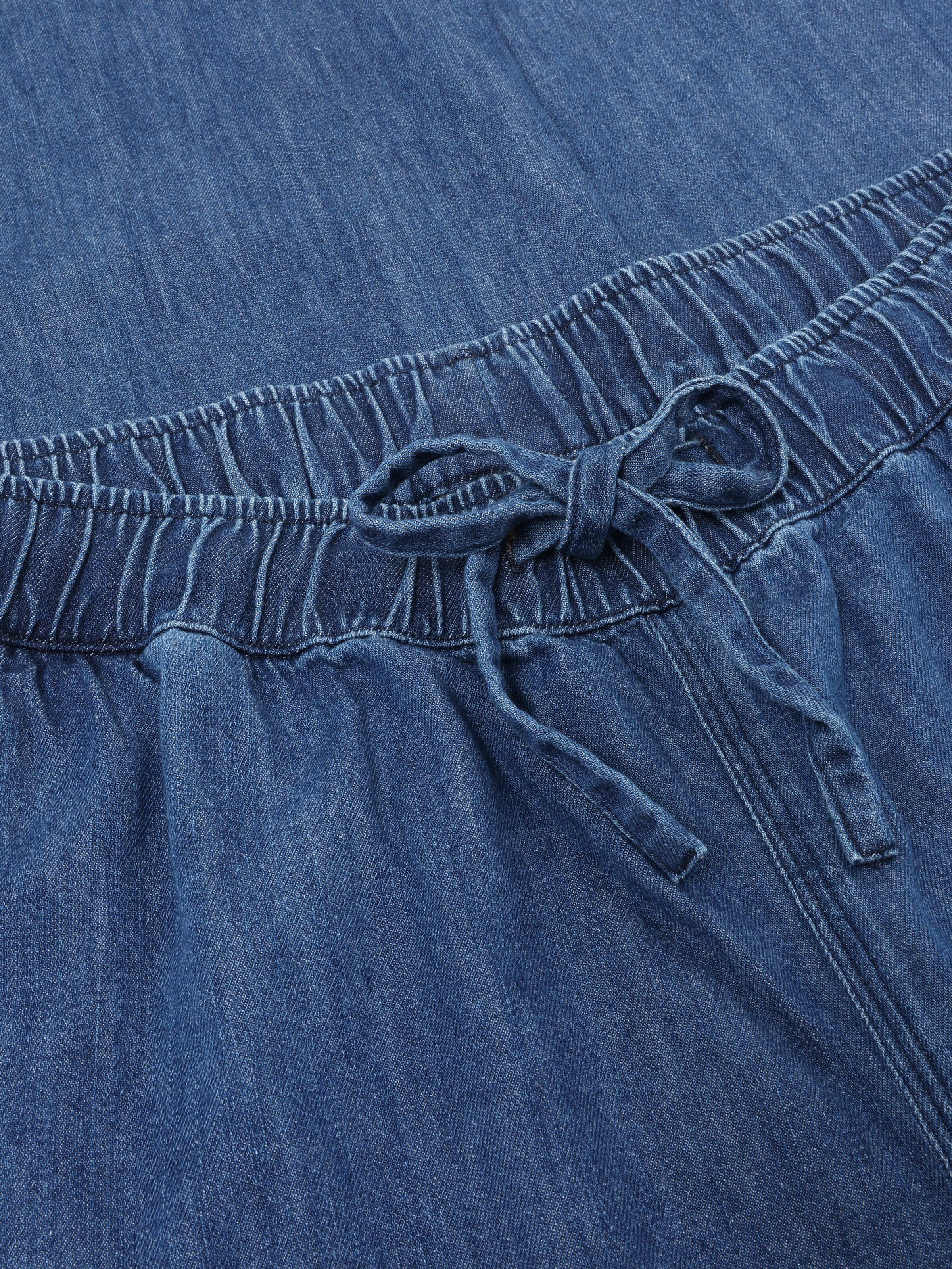 Organic Cotton Posey Denim Pant GOTS - Dark Blue denim - Image 4