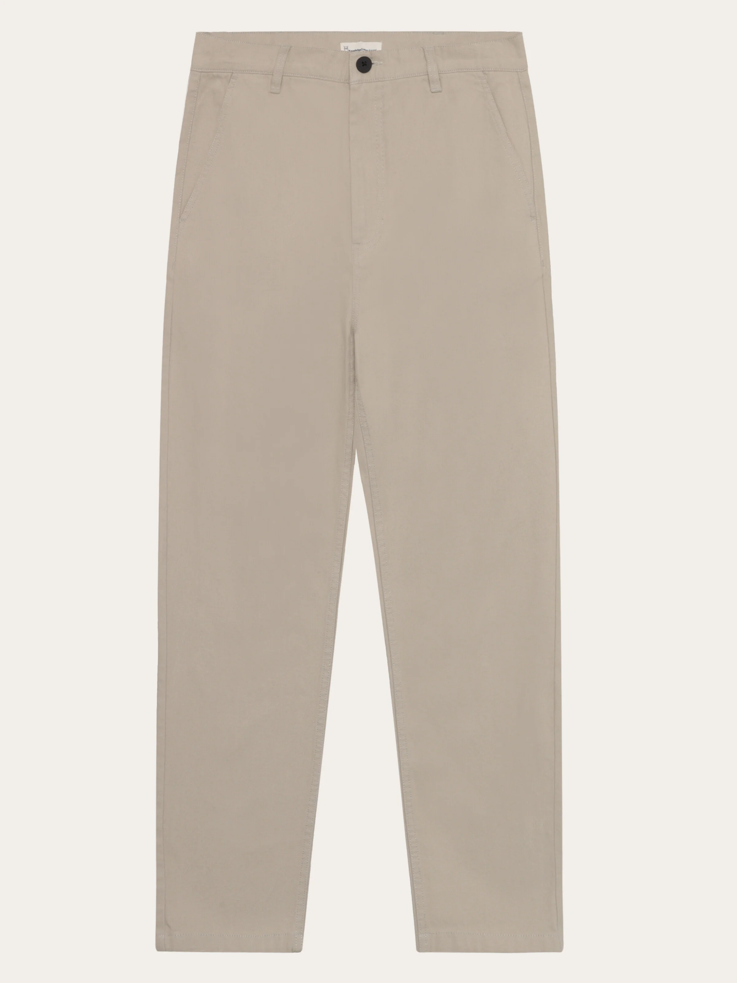 Organic Cotton Tim Canvas Pants GOTS - Light feather gray