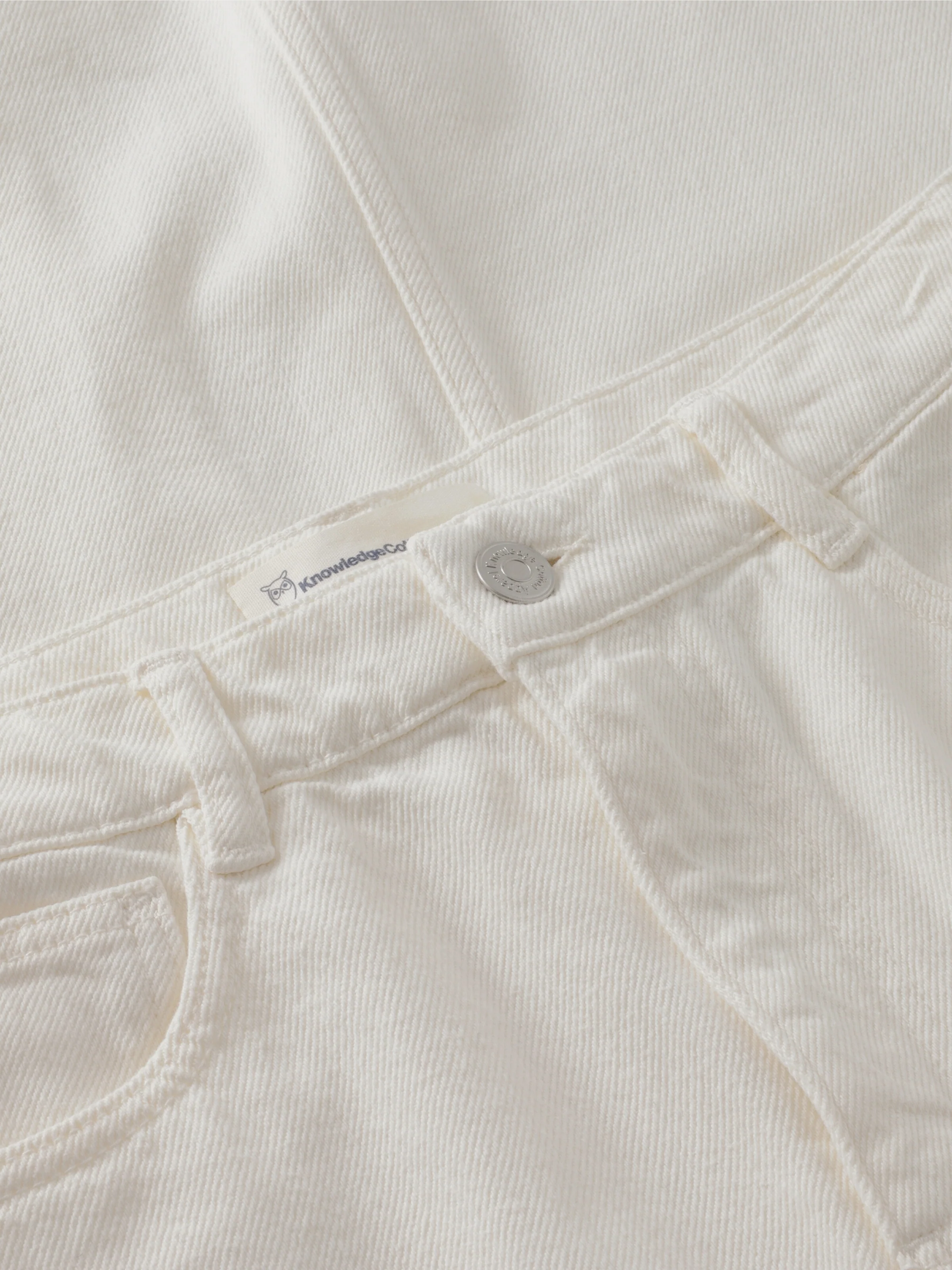 Organic Cotton Twill Skirt GOTS - Egret - Image 4