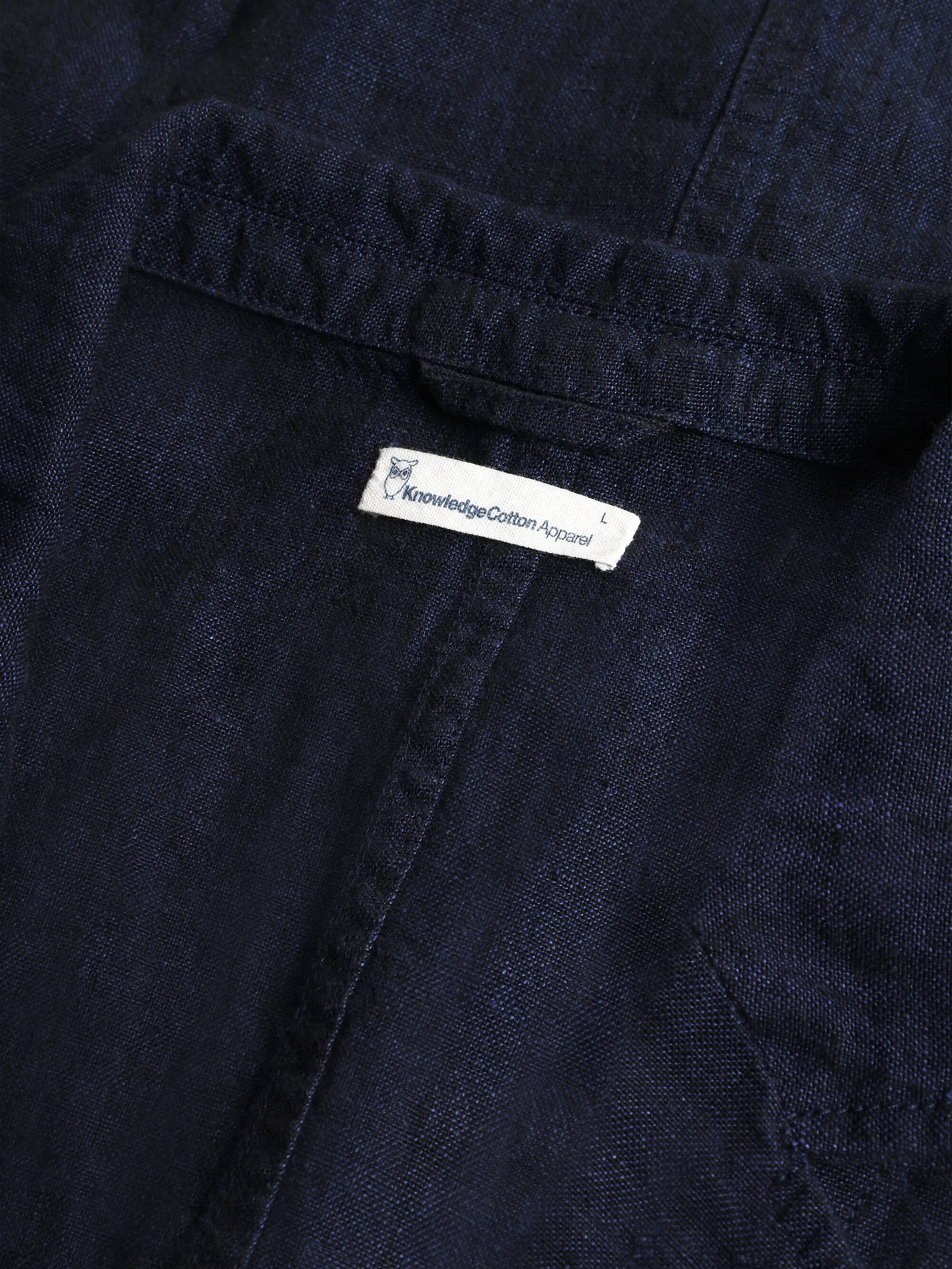Linen blazer - Yarndyed - Total Eclipse - Image 2