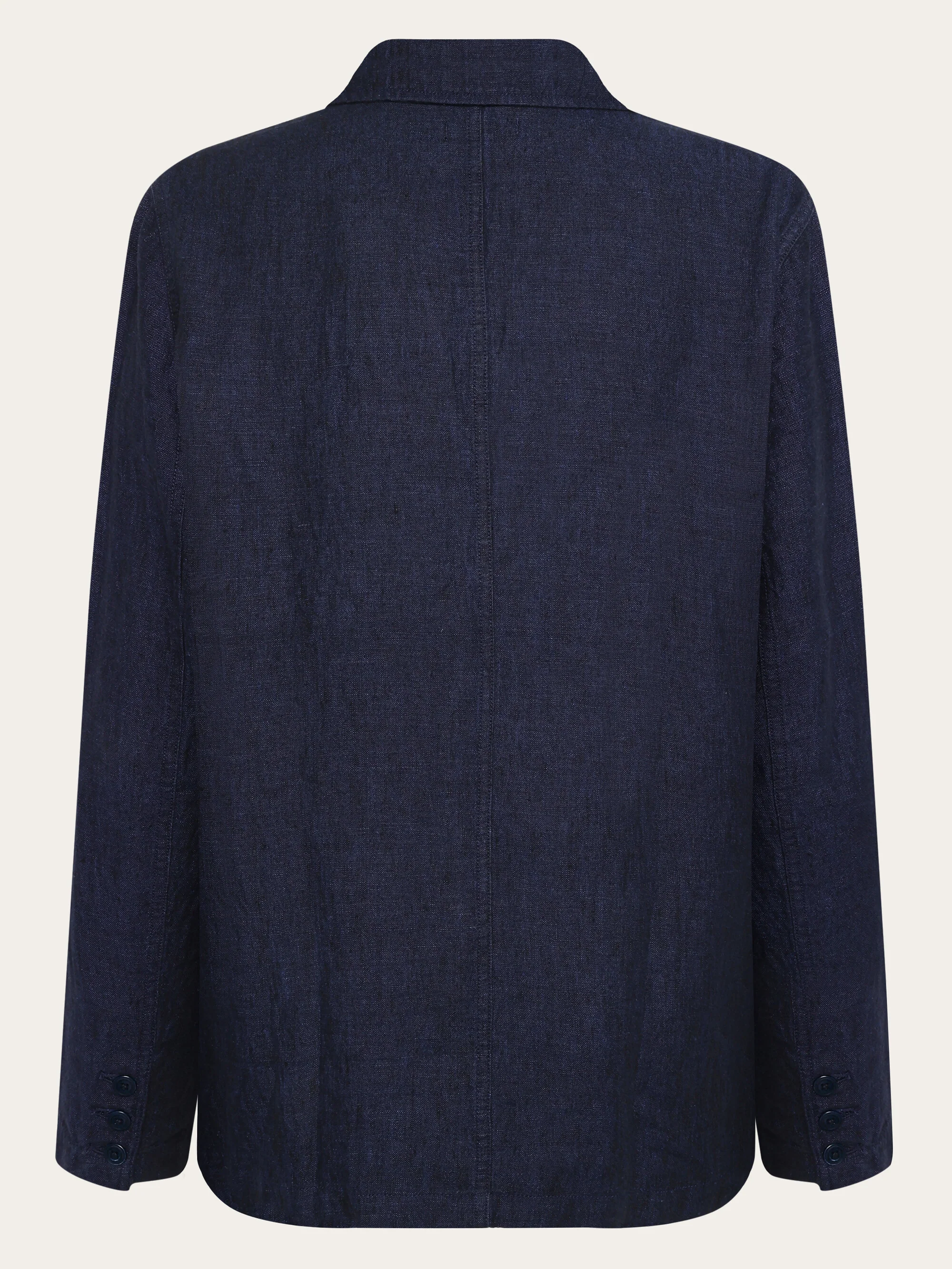Linen blazer - Yarndyed - Total Eclipse - Image 3