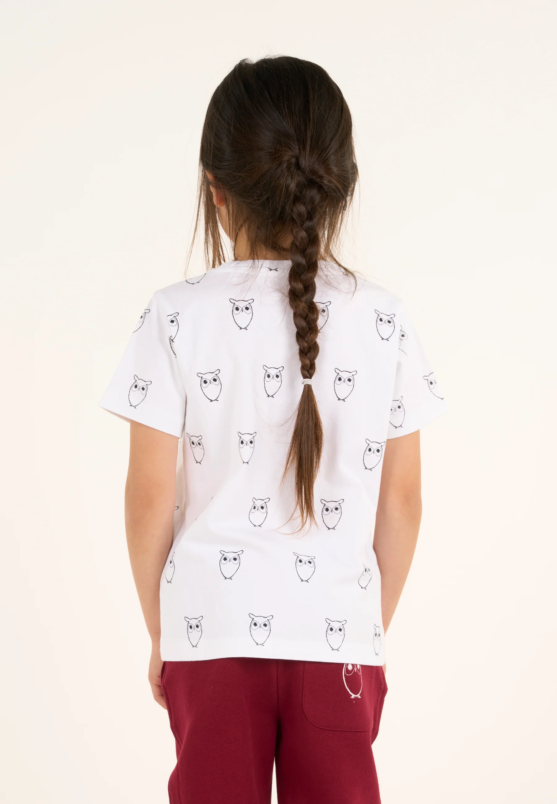 Owl AOP t-shirt - Bright White - Image 4