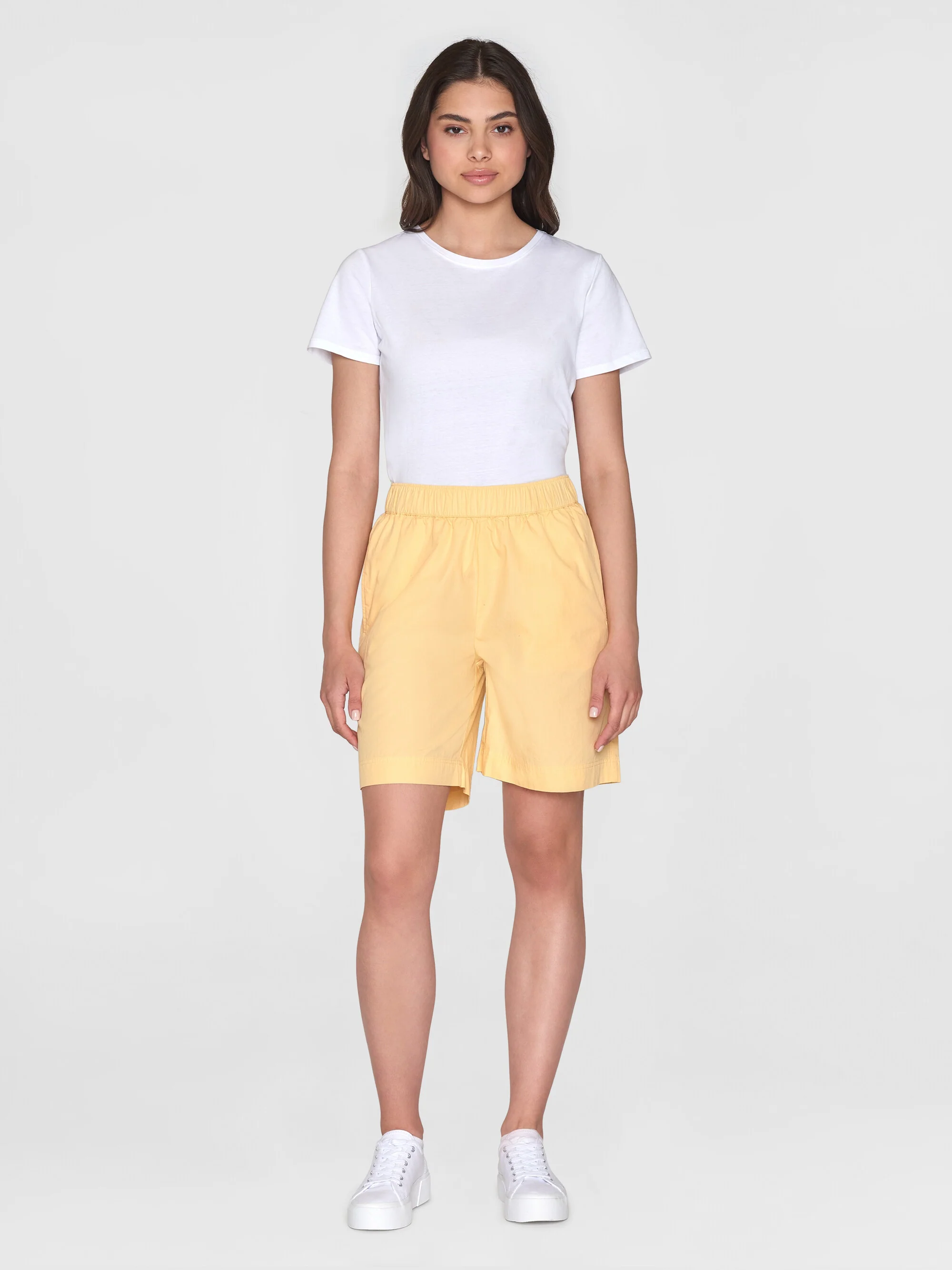 Poplin bermuda shorts - Impala - Image 4