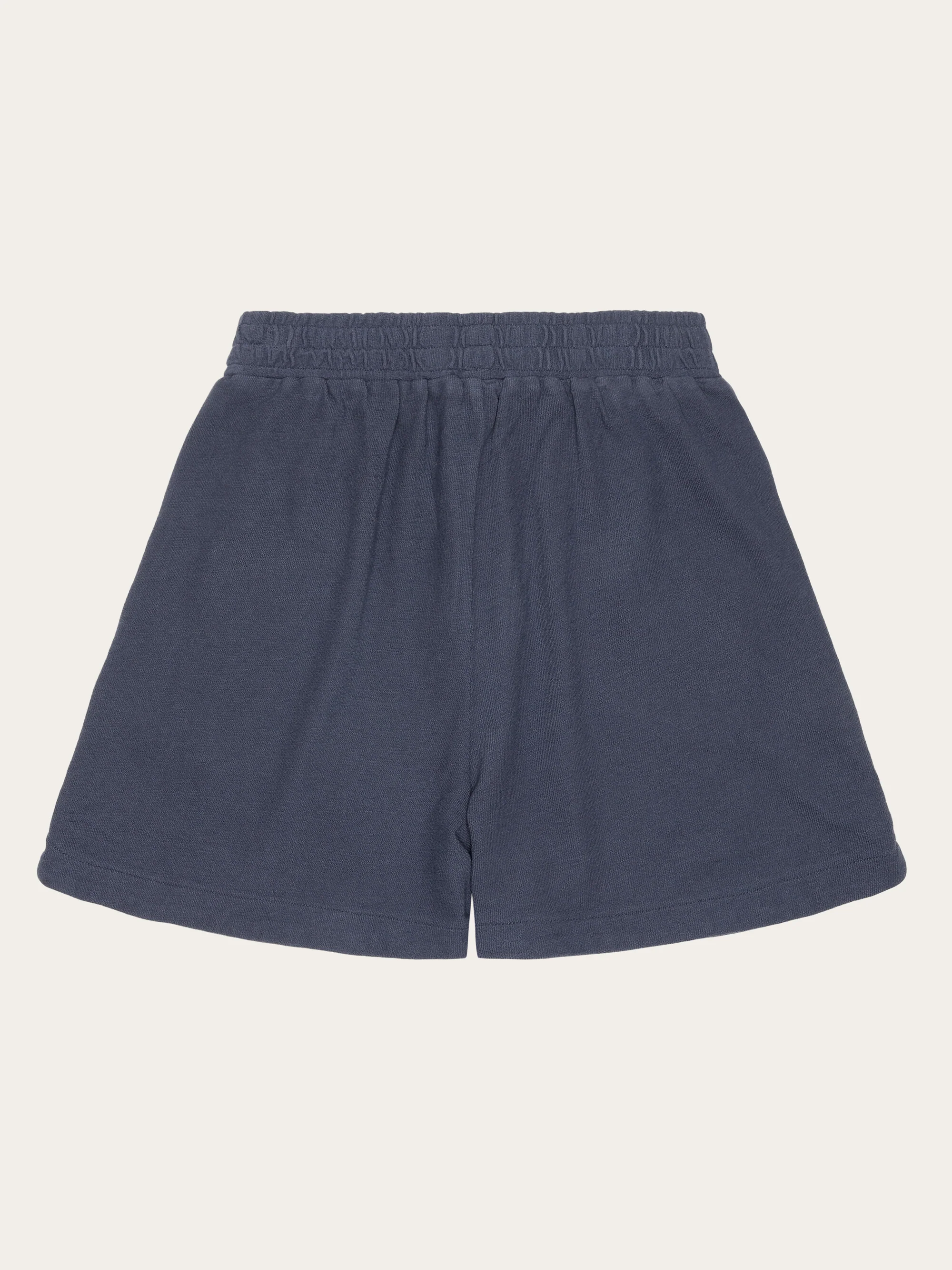 POSEY elastic waist bouclé shorts - GOTS/Vegan - Vintage Indigo - Image 3