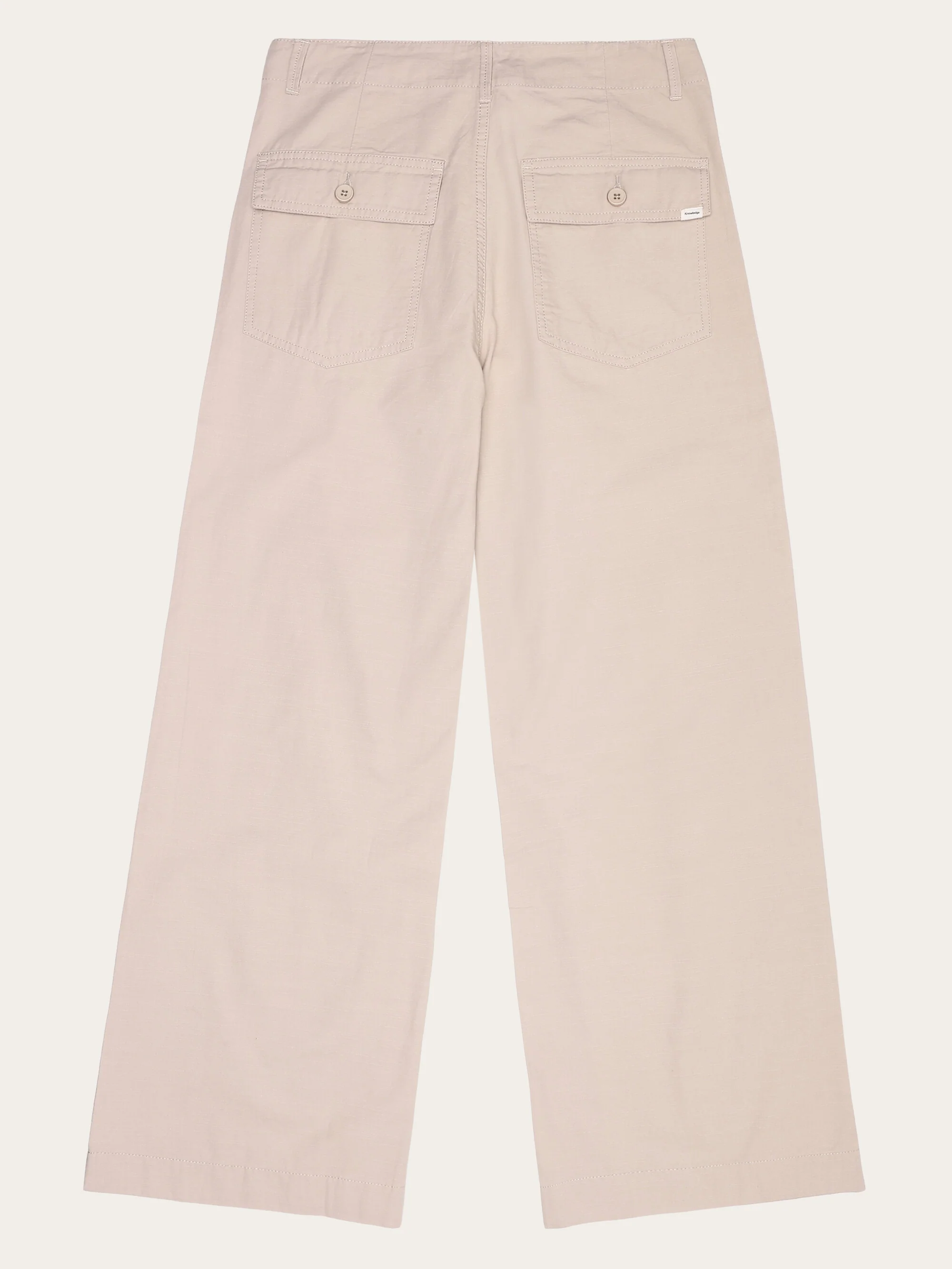 POSEY wide slub pants - Light feather gray - Image 3