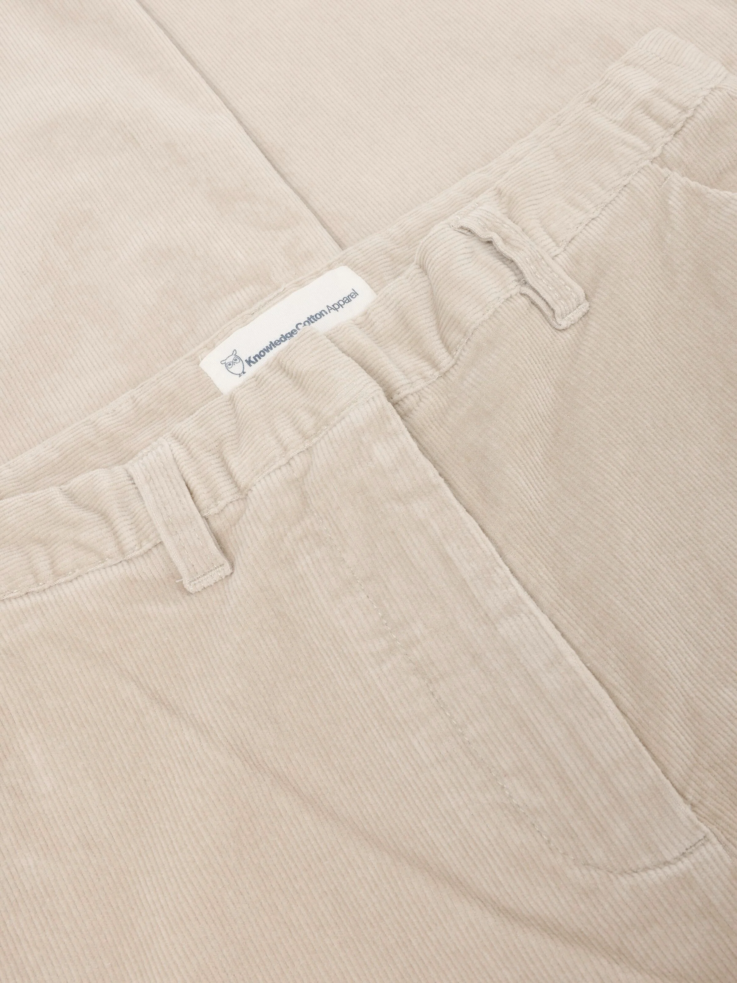 Bora wide corduroy pant - Light feather gray - Image 3