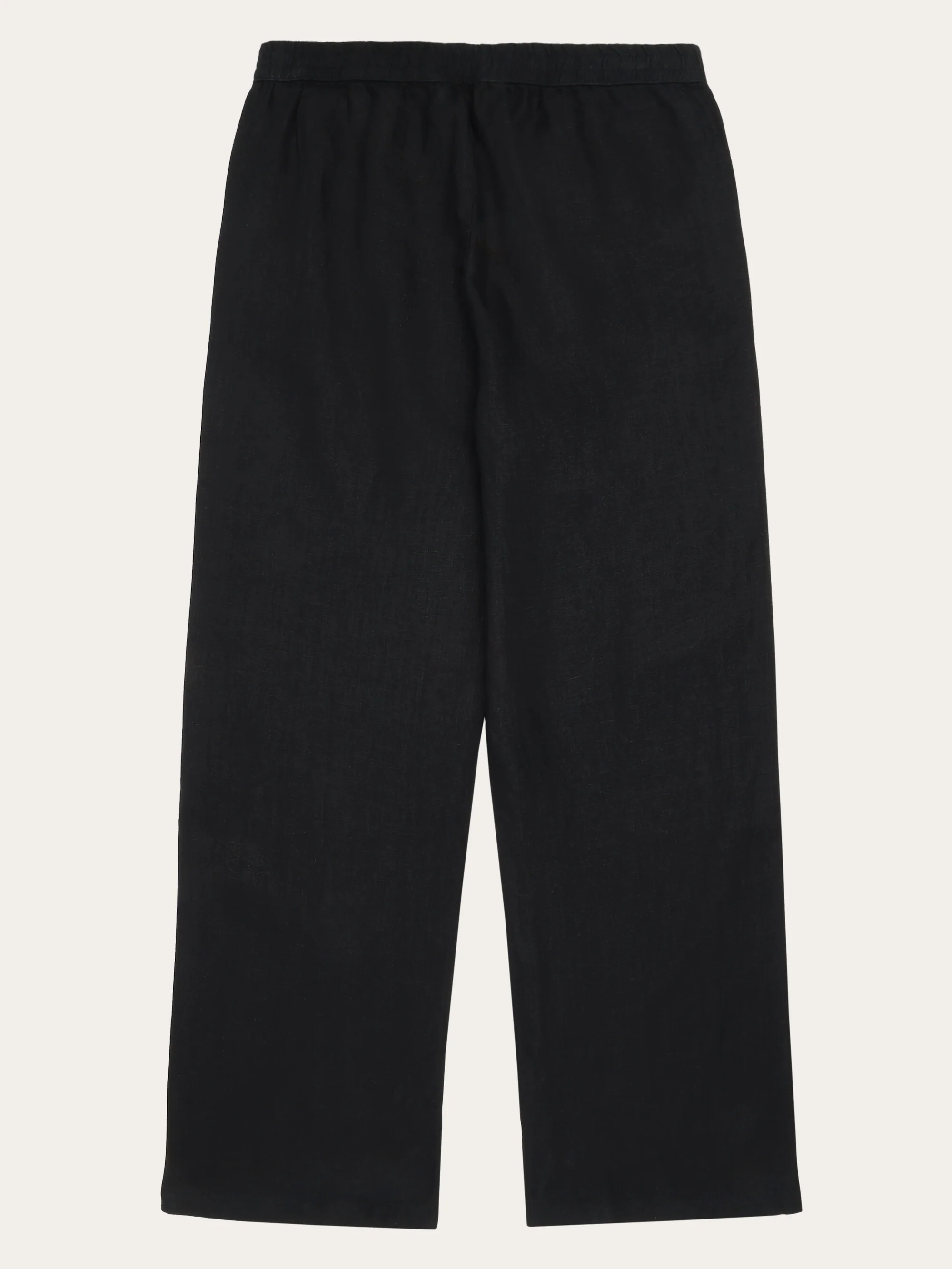 Posey wide linen pants - Black Jet - Image 3