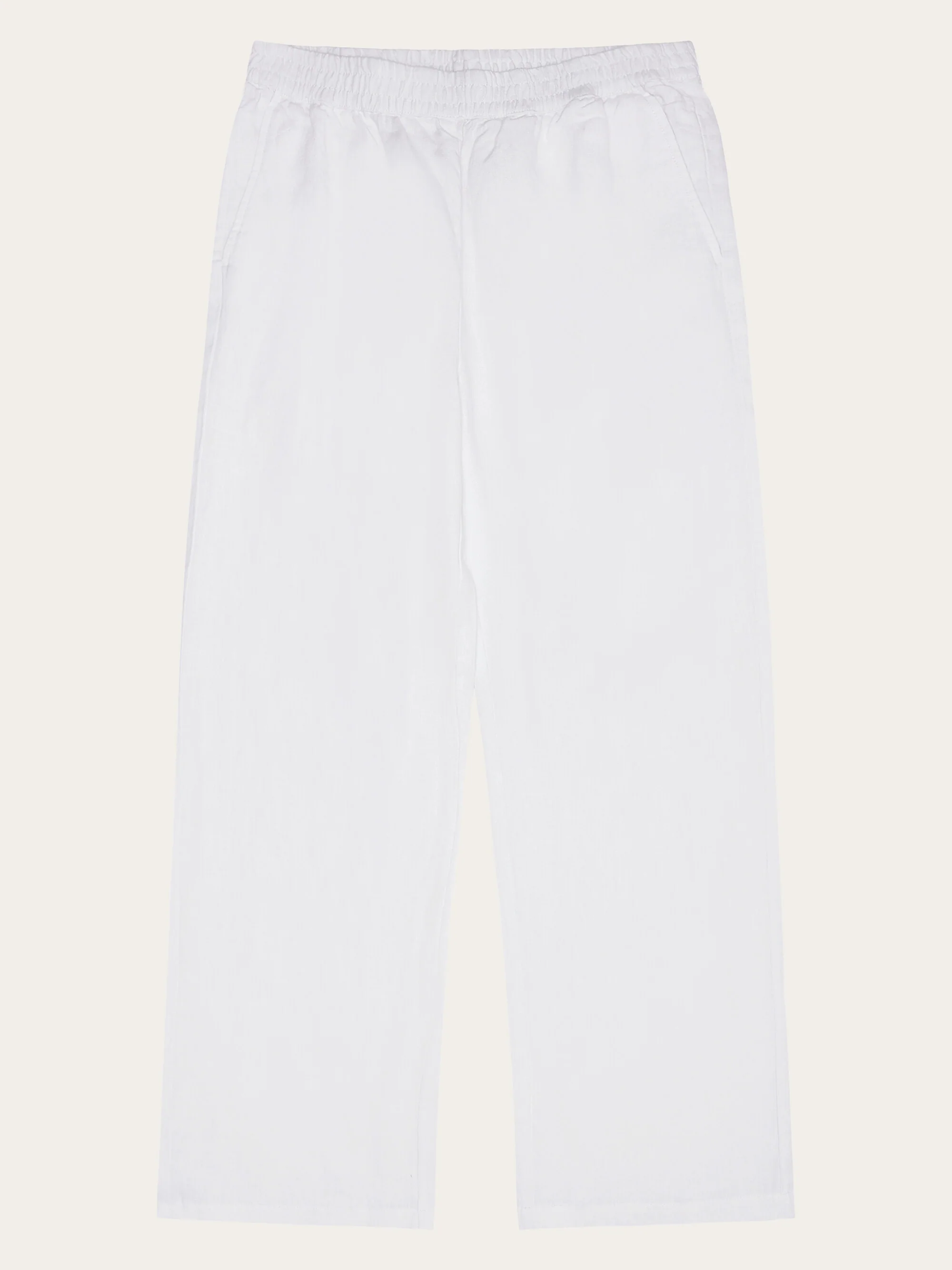Posey wide linen pants - Bright White