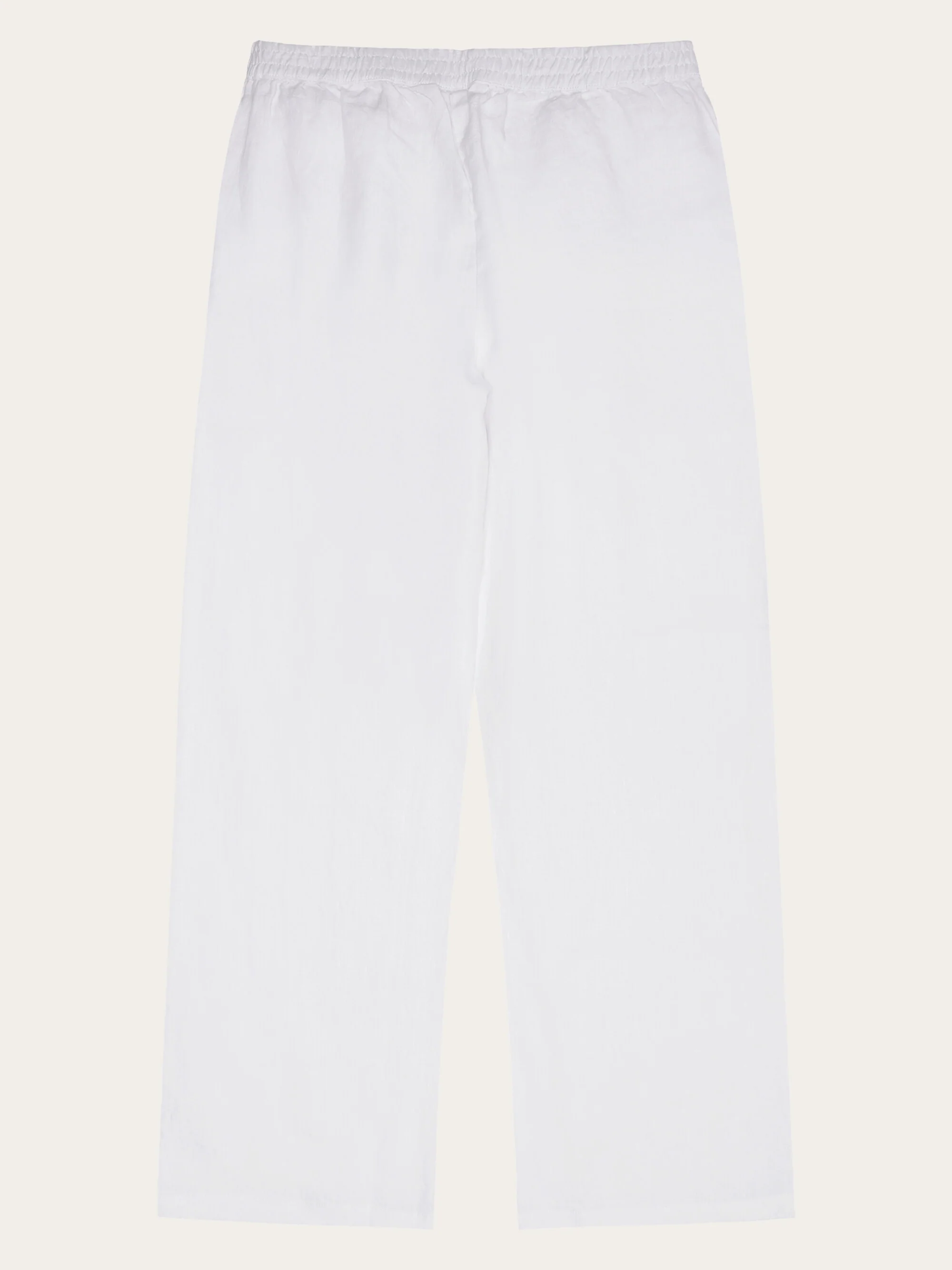 Posey wide linen pants - Bright White - Image 3