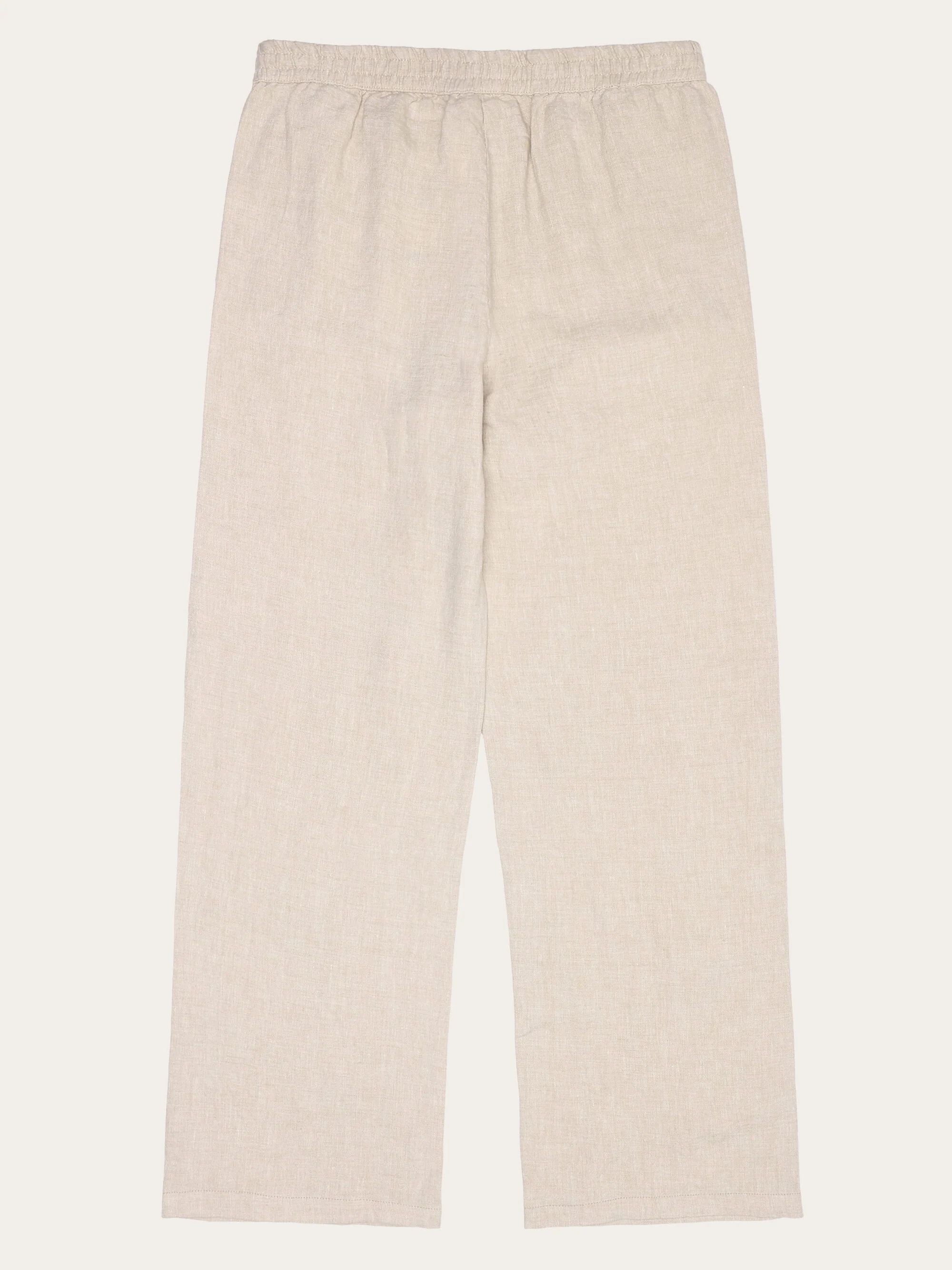 Posey wide linen pants - Yarndyed - Light feather gray - Image 5