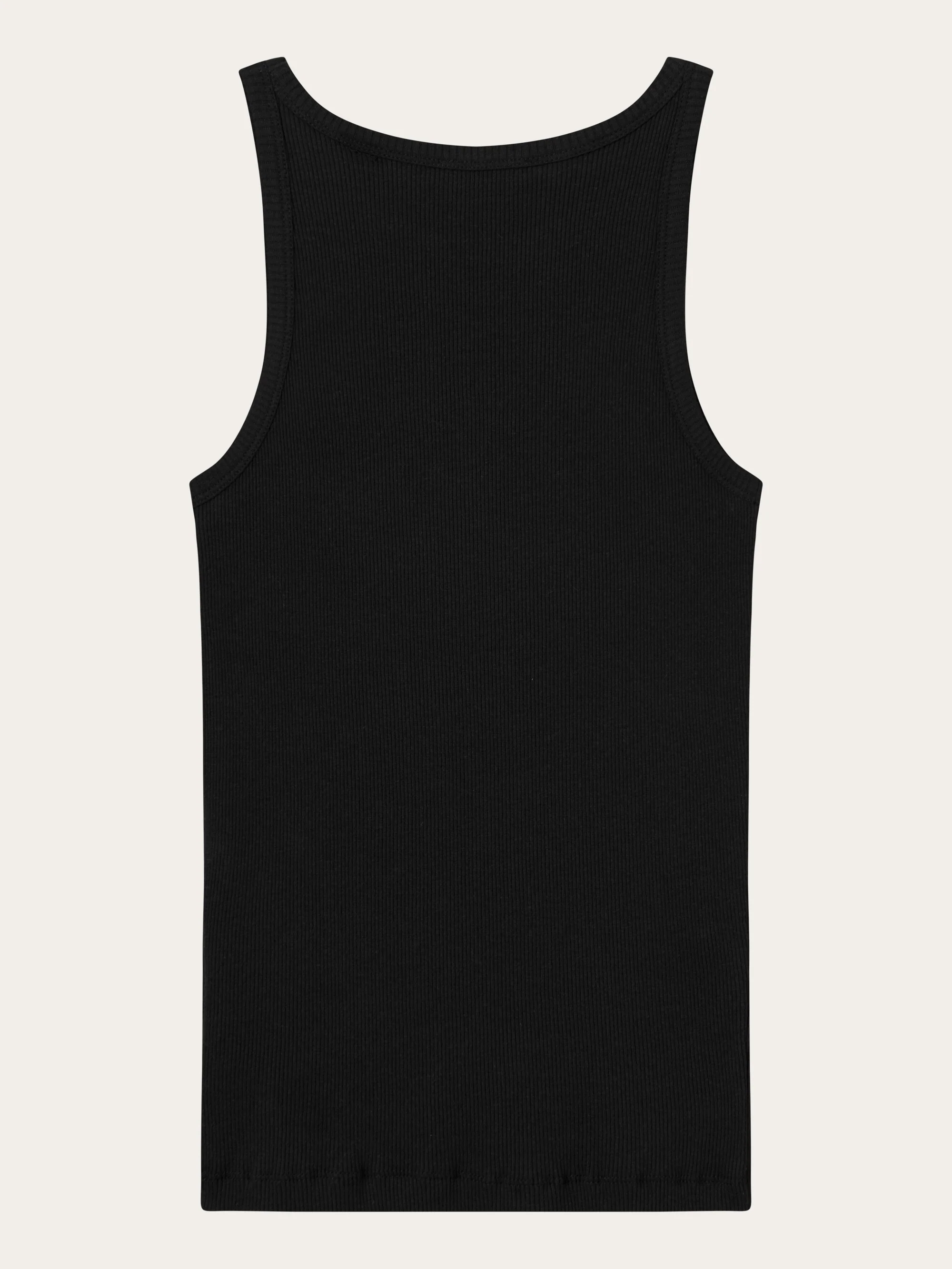Racer rib top - Black Jet - Image 4