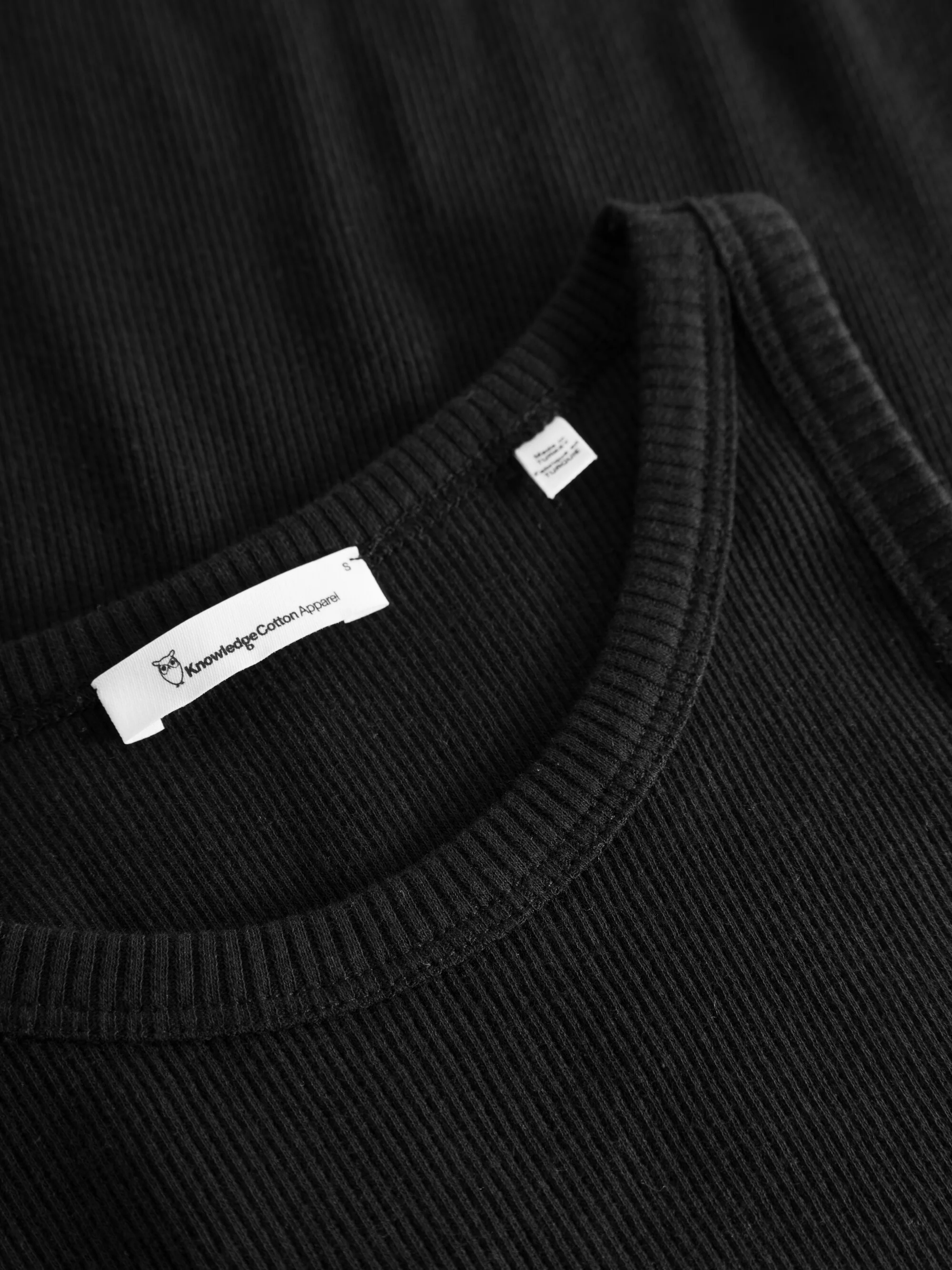 Racer rib top - Black Jet - Image 5