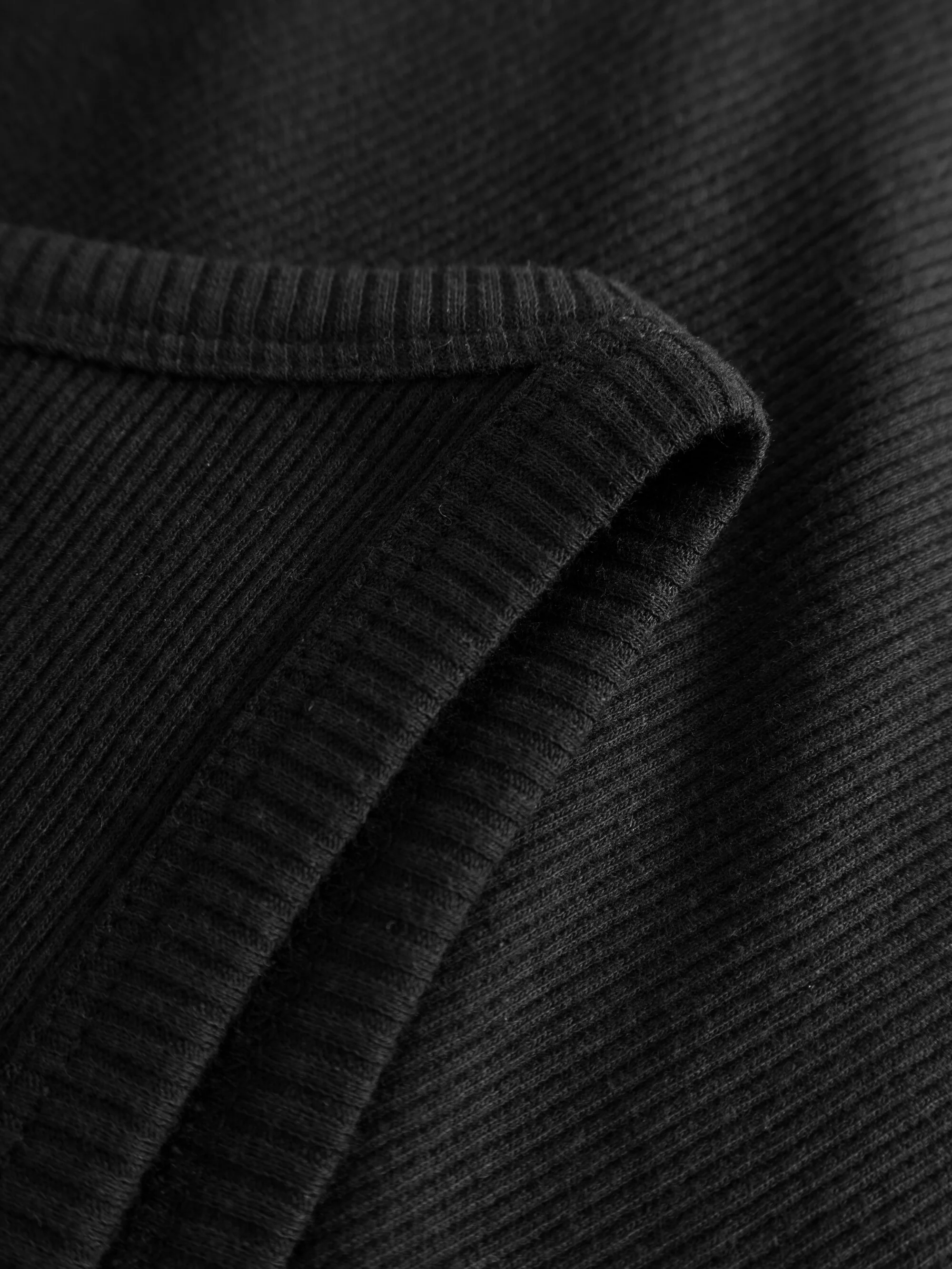Racer rib top - Black Jet - Image 6