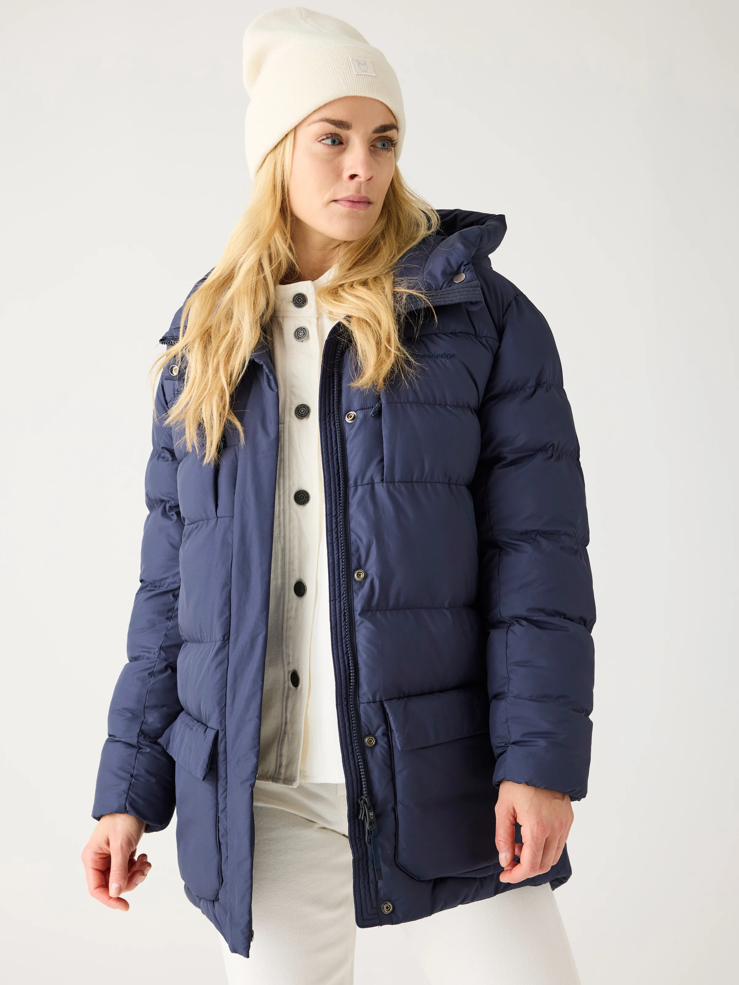 Recycled Puffer Jacket GRS - Night Sky - Image 3