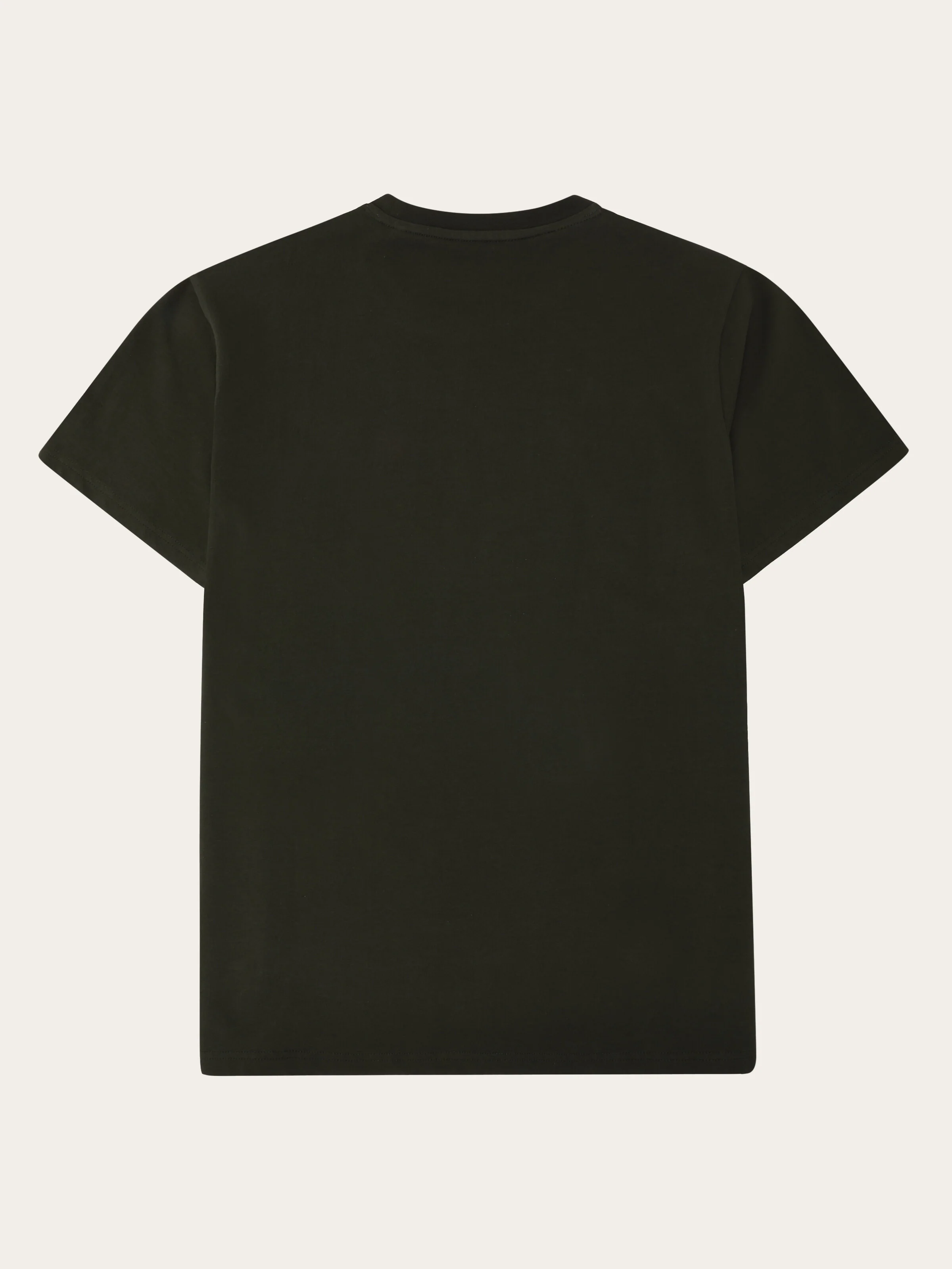 Regenerative Organic Cotton Chest Embroidery T-Shirt GOTS - Forrest Night - Image 3