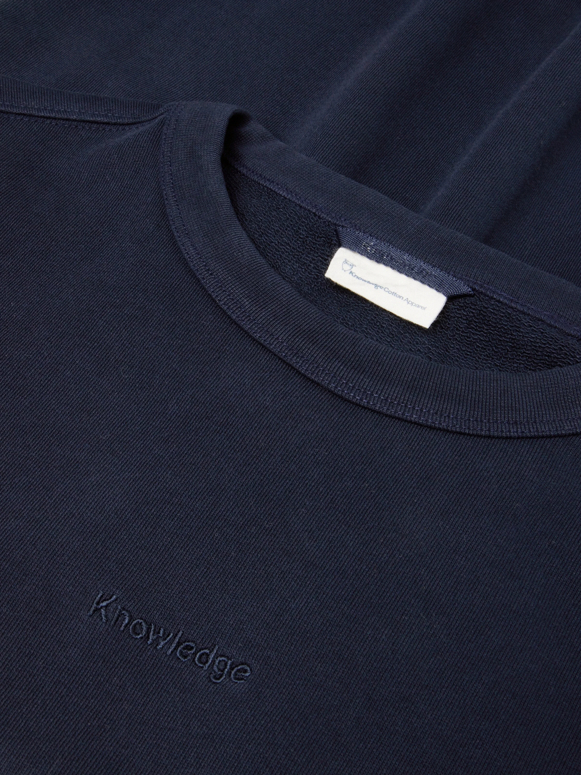 Regenerative Organic Cotton Embroidery Crew Neck GOTS/Vegan - Night Sky - Image 4