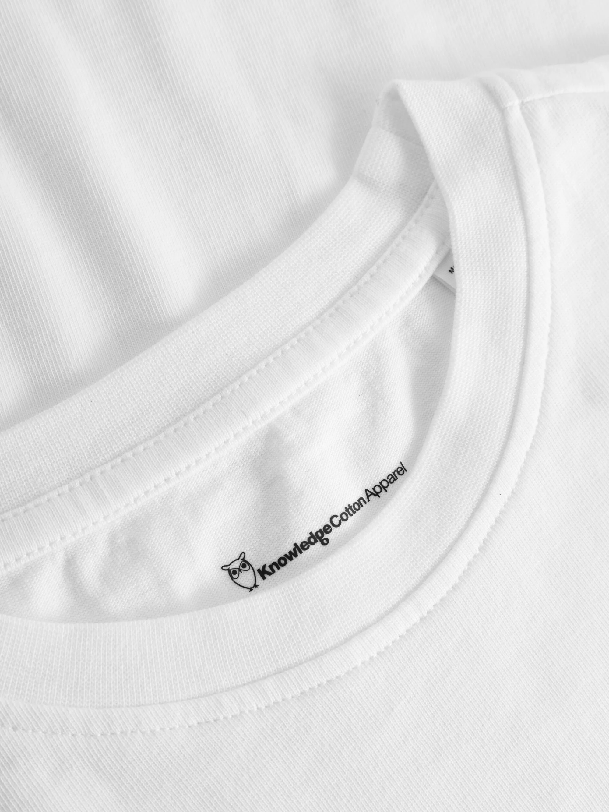 Regular fit badge long sleeved - Bright White - Image 3