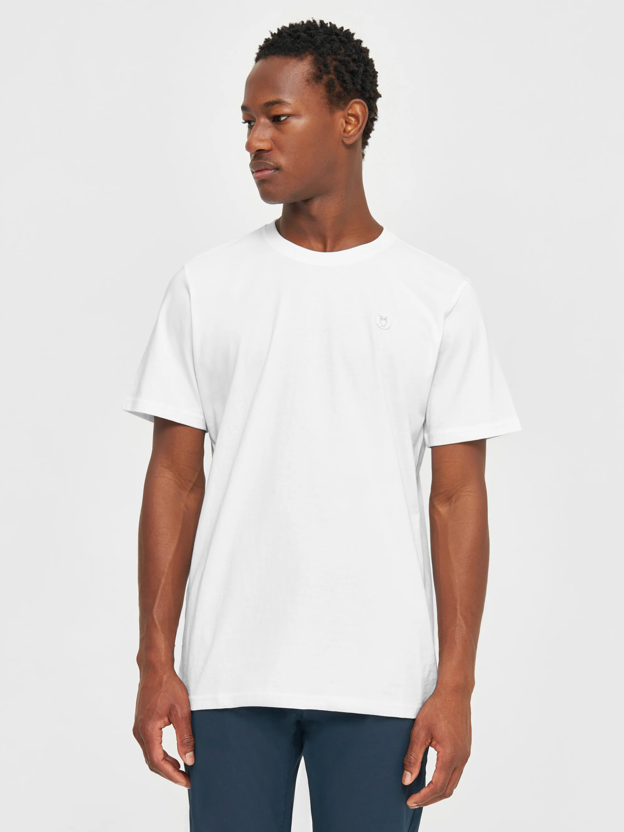 Regular fit Badge t-shirt - Bright White - Image 2