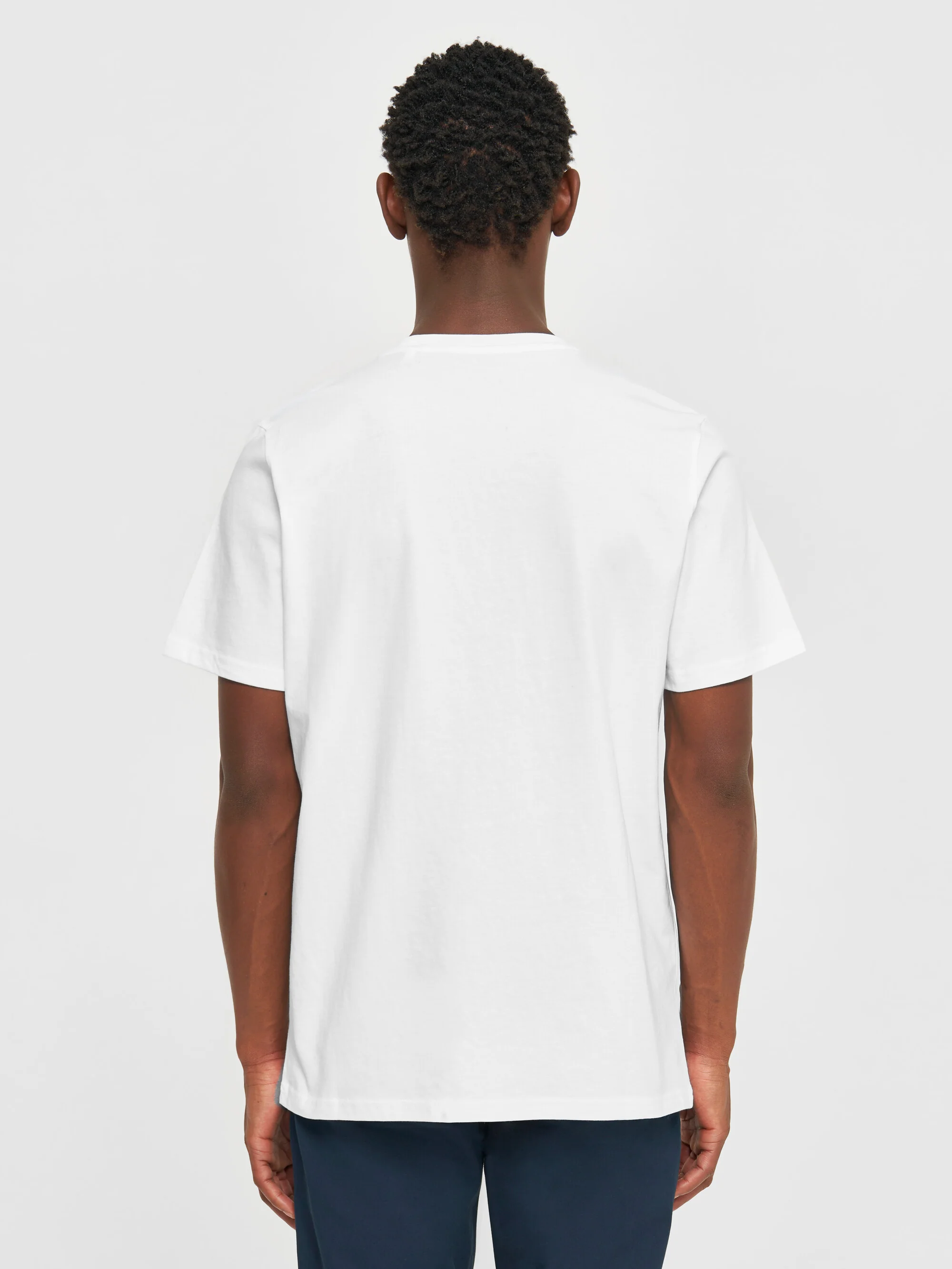 Regular fit Badge t-shirt - Bright White - Image 3