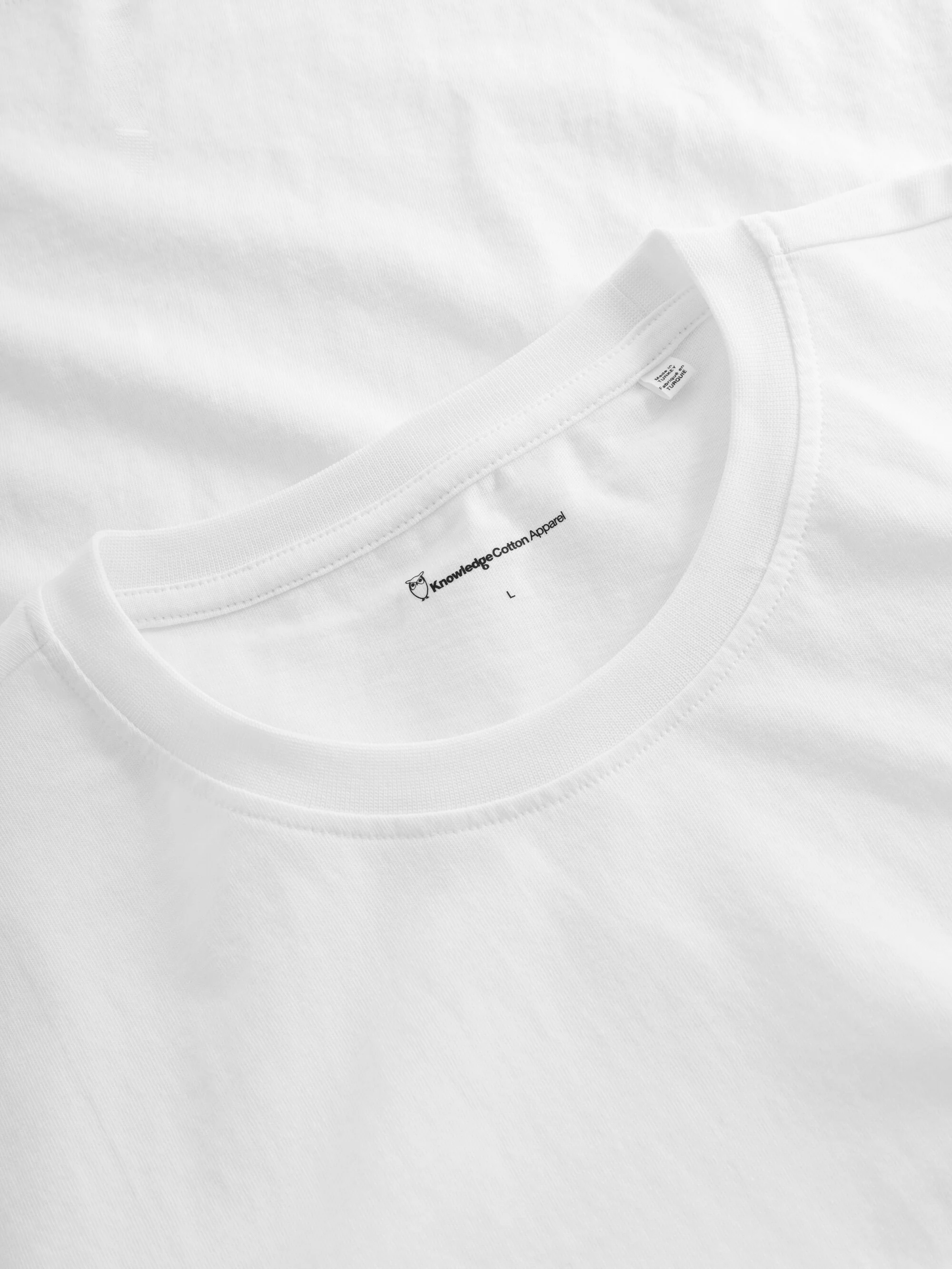 Regular fit Badge t-shirt - Bright White - Image 7
