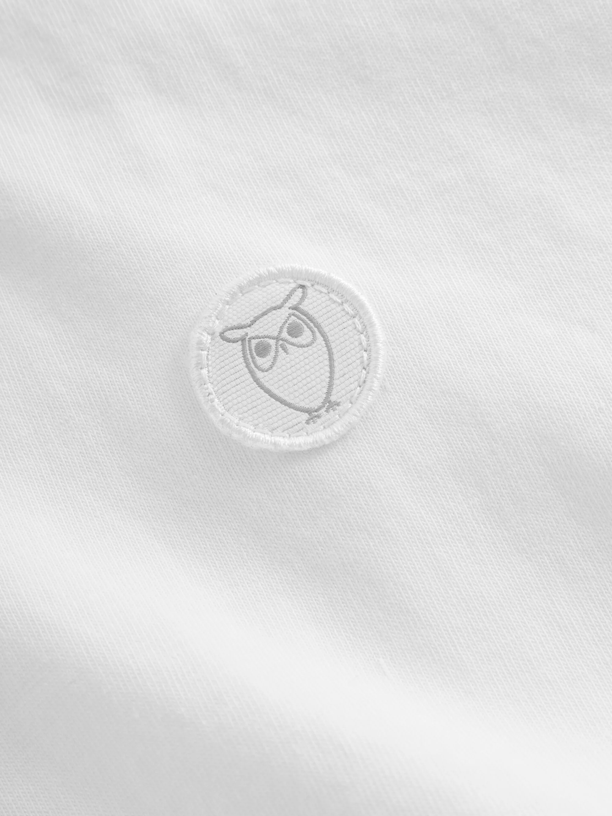 Regular fit Badge t-shirt - Bright White - Image 8
