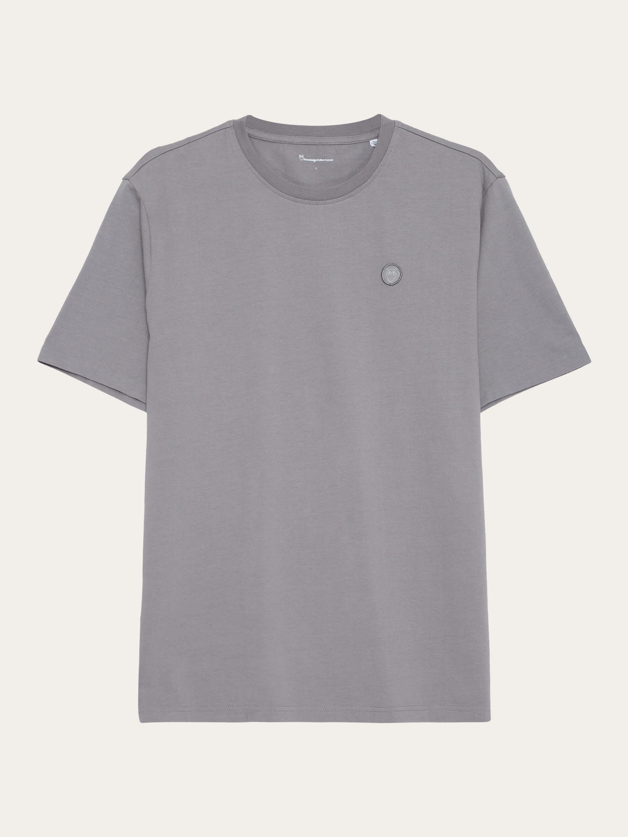 Regular fit Badge t-shirt - Sharkskin