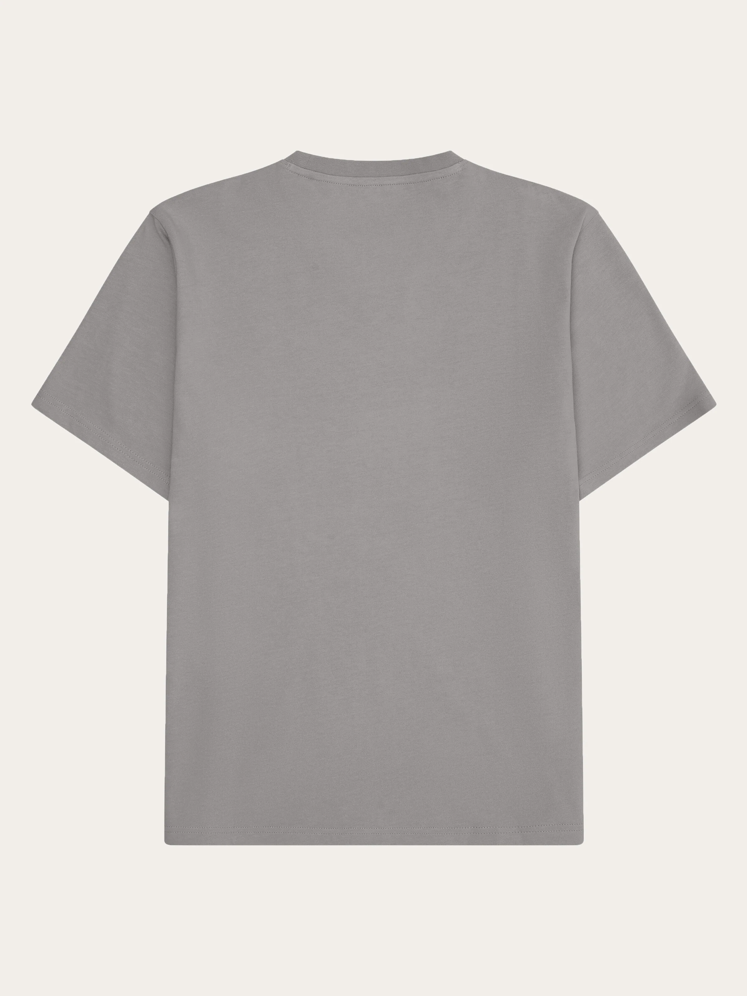Regular fit Badge t-shirt - Ultimate Grey - Image 3