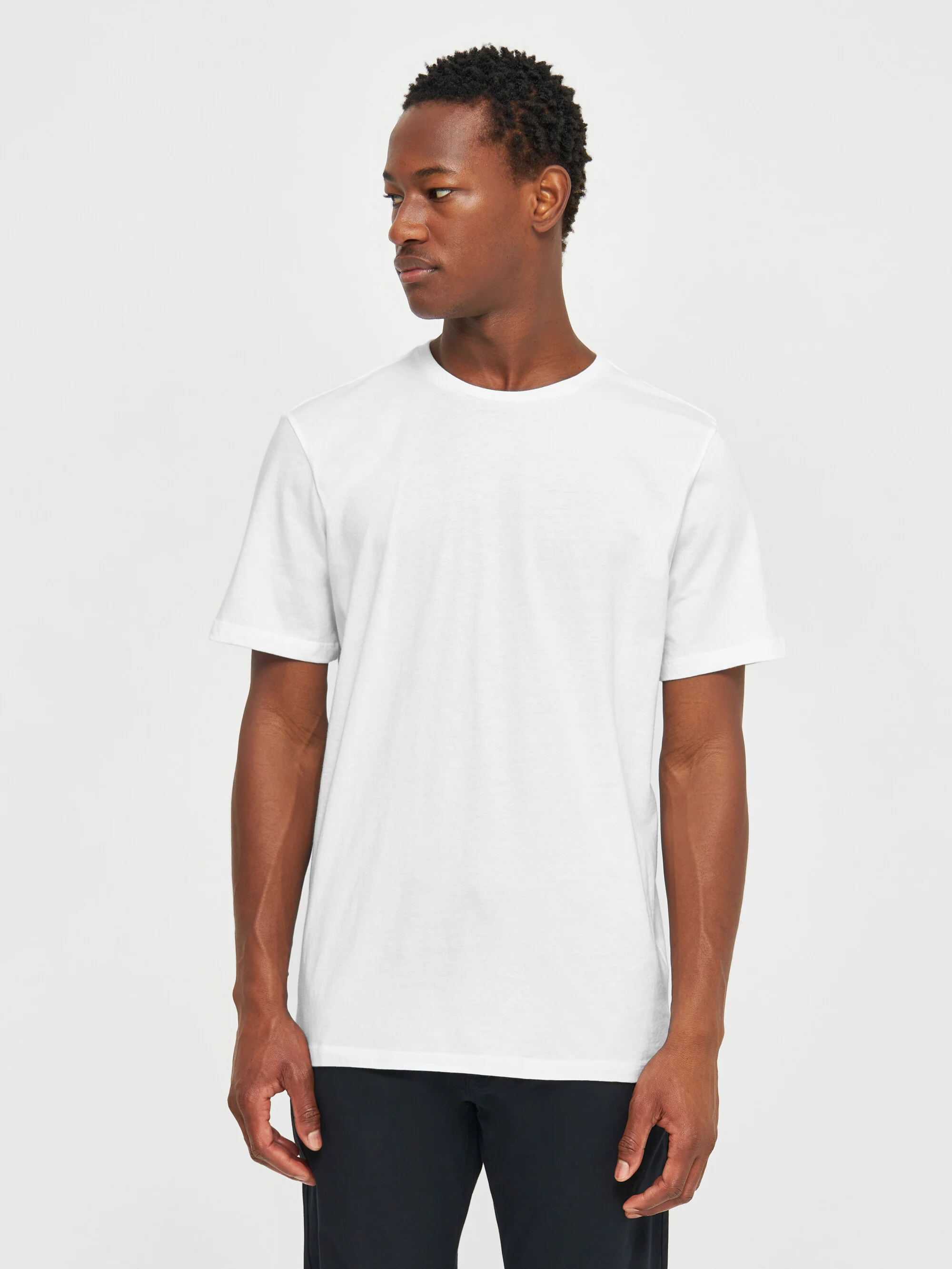 Regular fit Basic tee - Bright White - Image 2