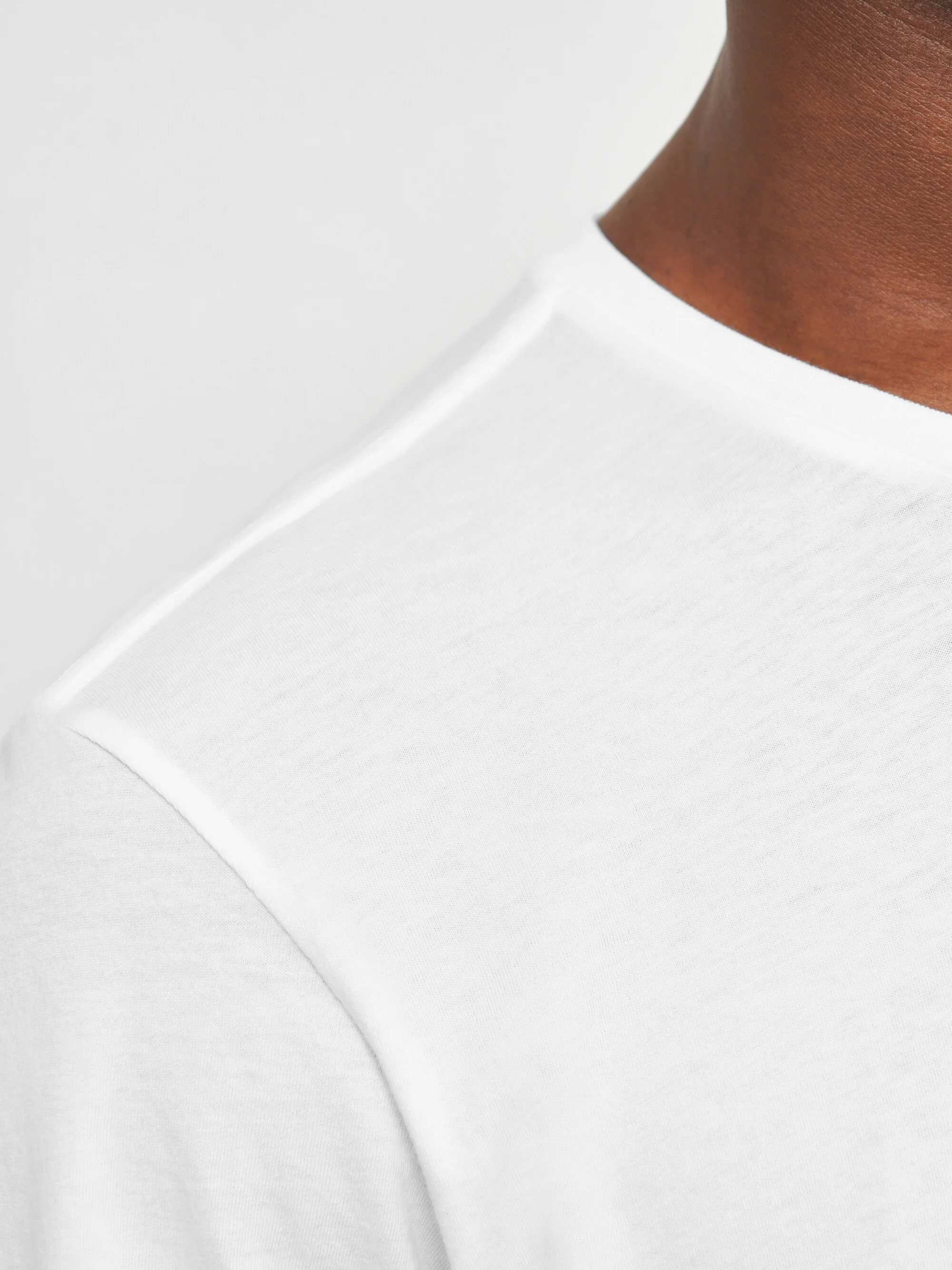 Regular fit Basic tee - Bright White - Image 4