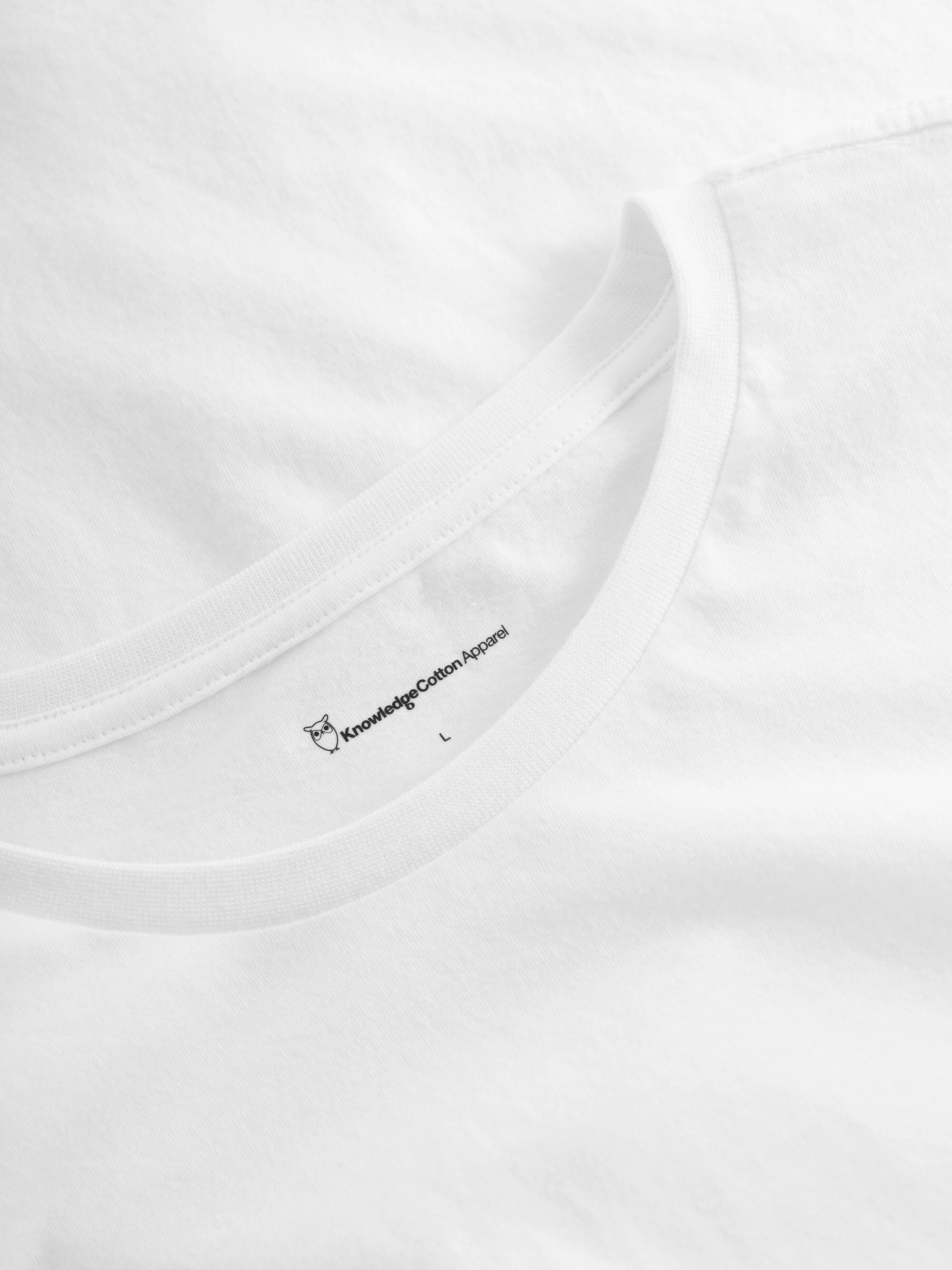 Regular fit Basic tee - Bright White - Image 7