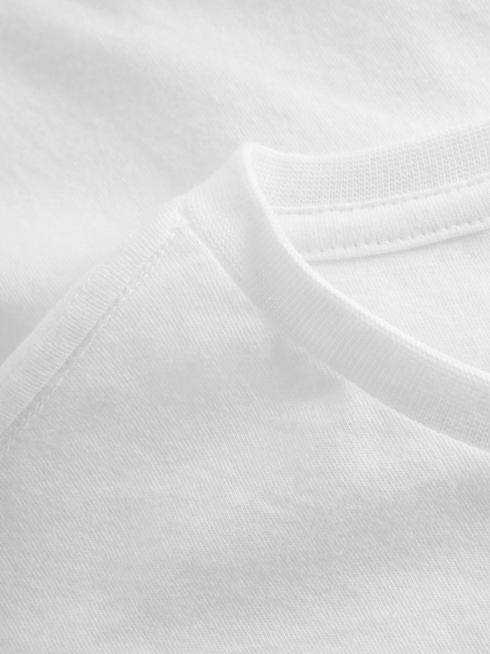 Regular fit Basic tee - Bright White - Image 9