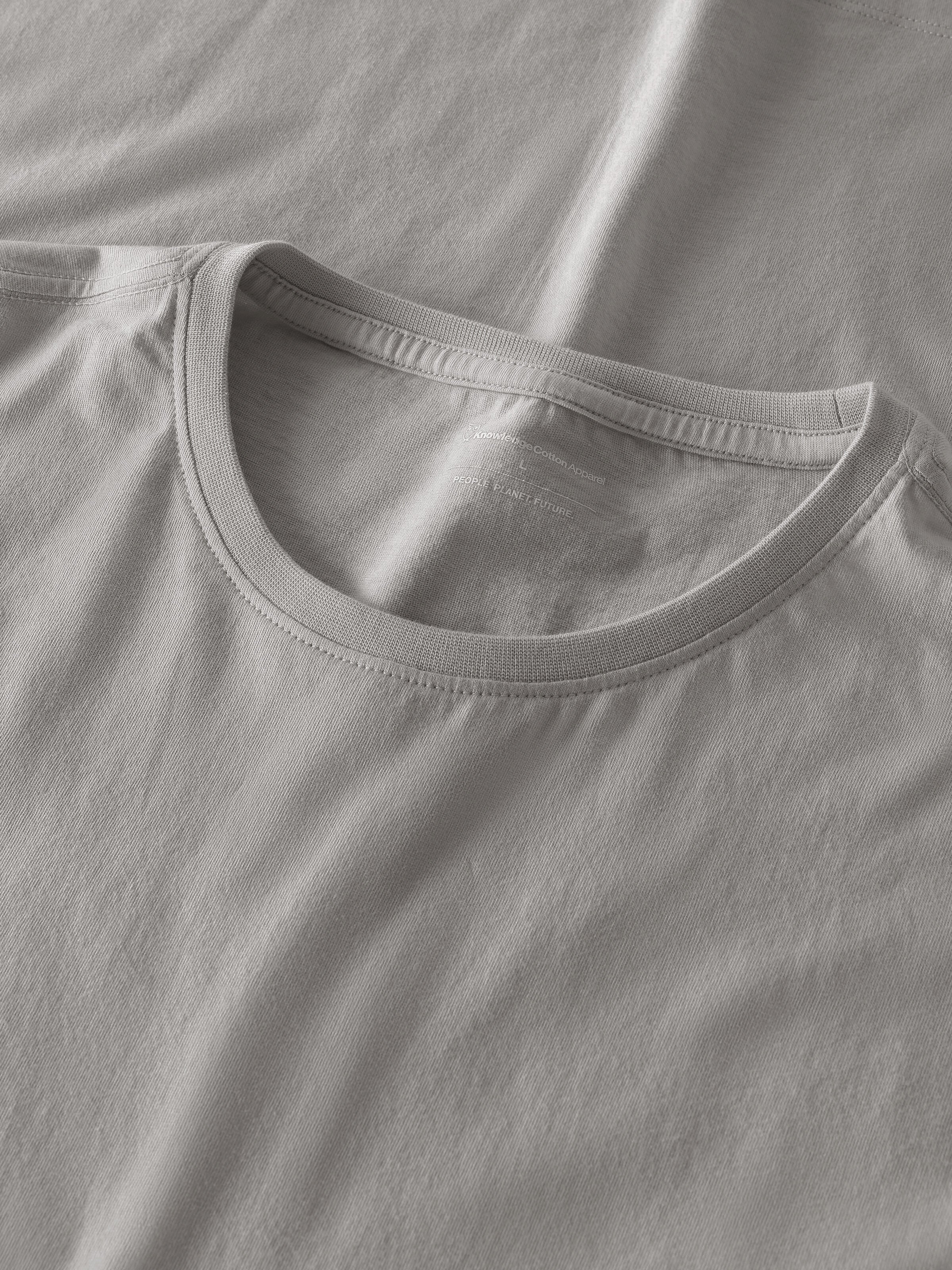 Regular fit Basic tee - Ultimate Grey - Image 2