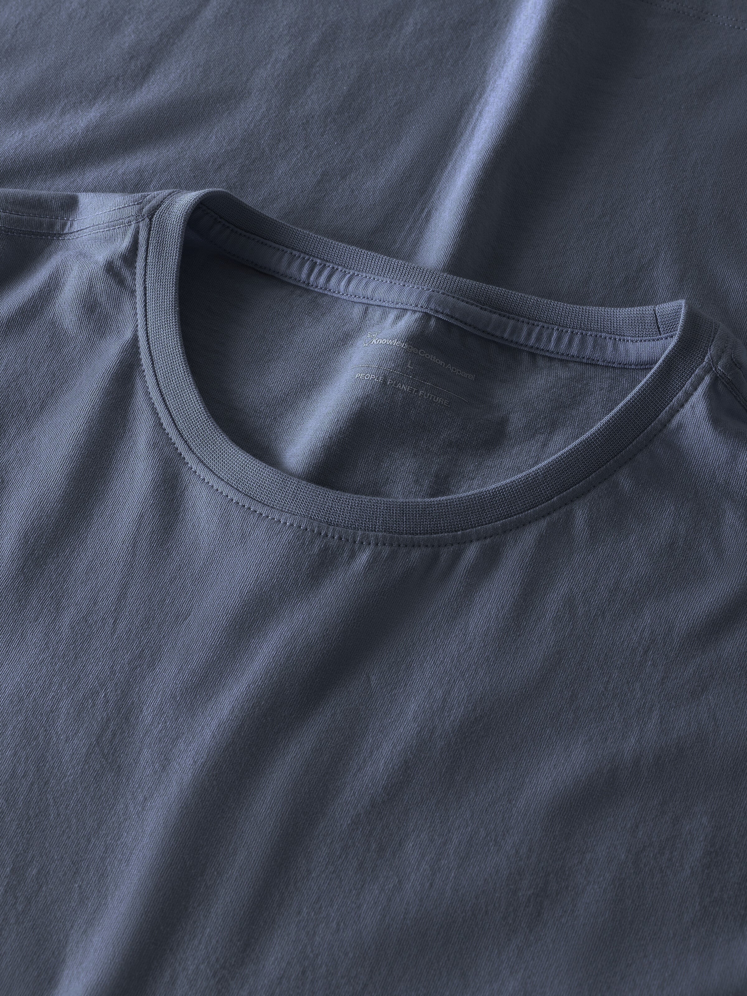 Regular fit Basic tee - Vintage Indigo - Image 2