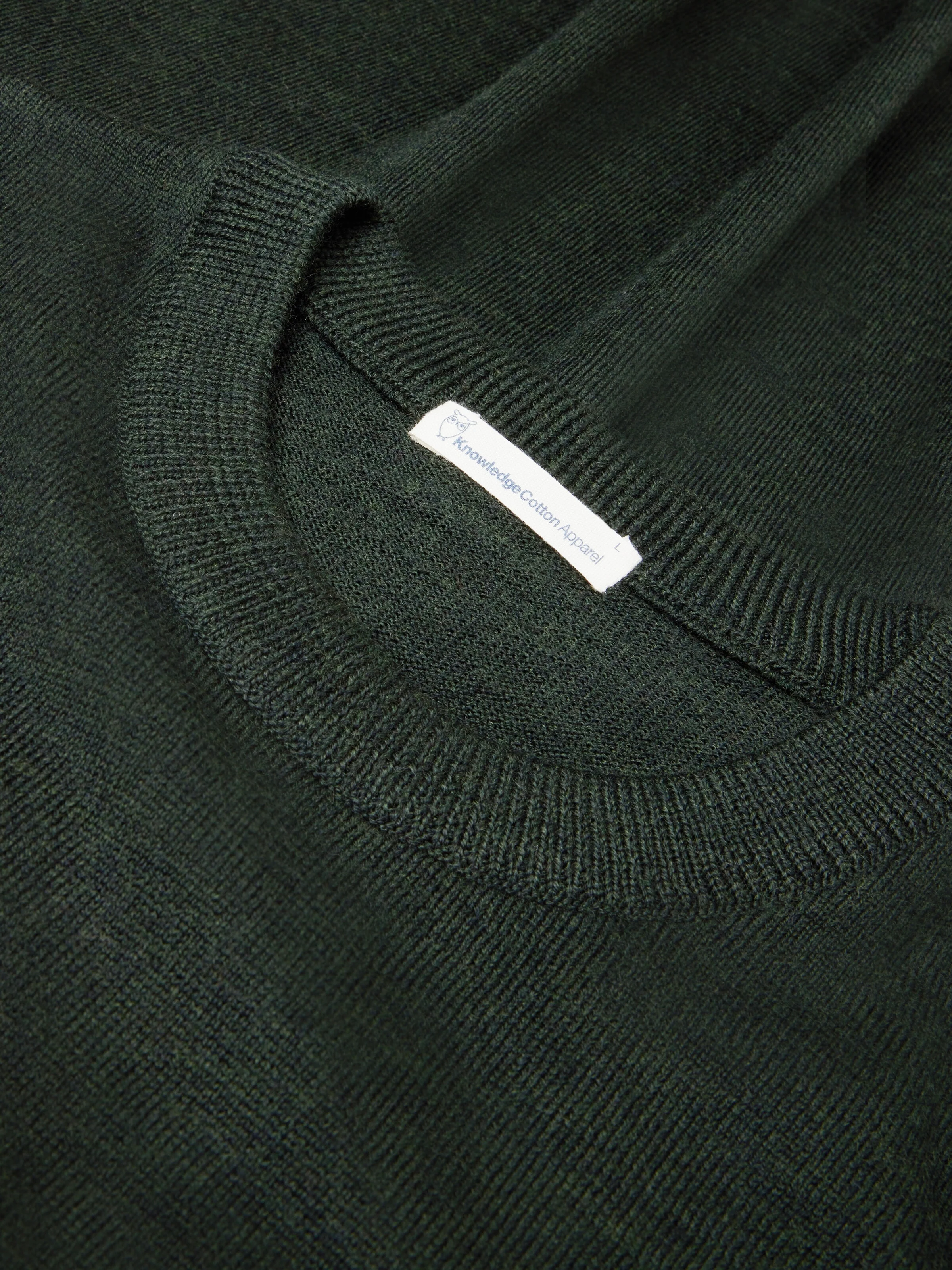 Merino crew neck core sweater - Forrest Night - Image 3