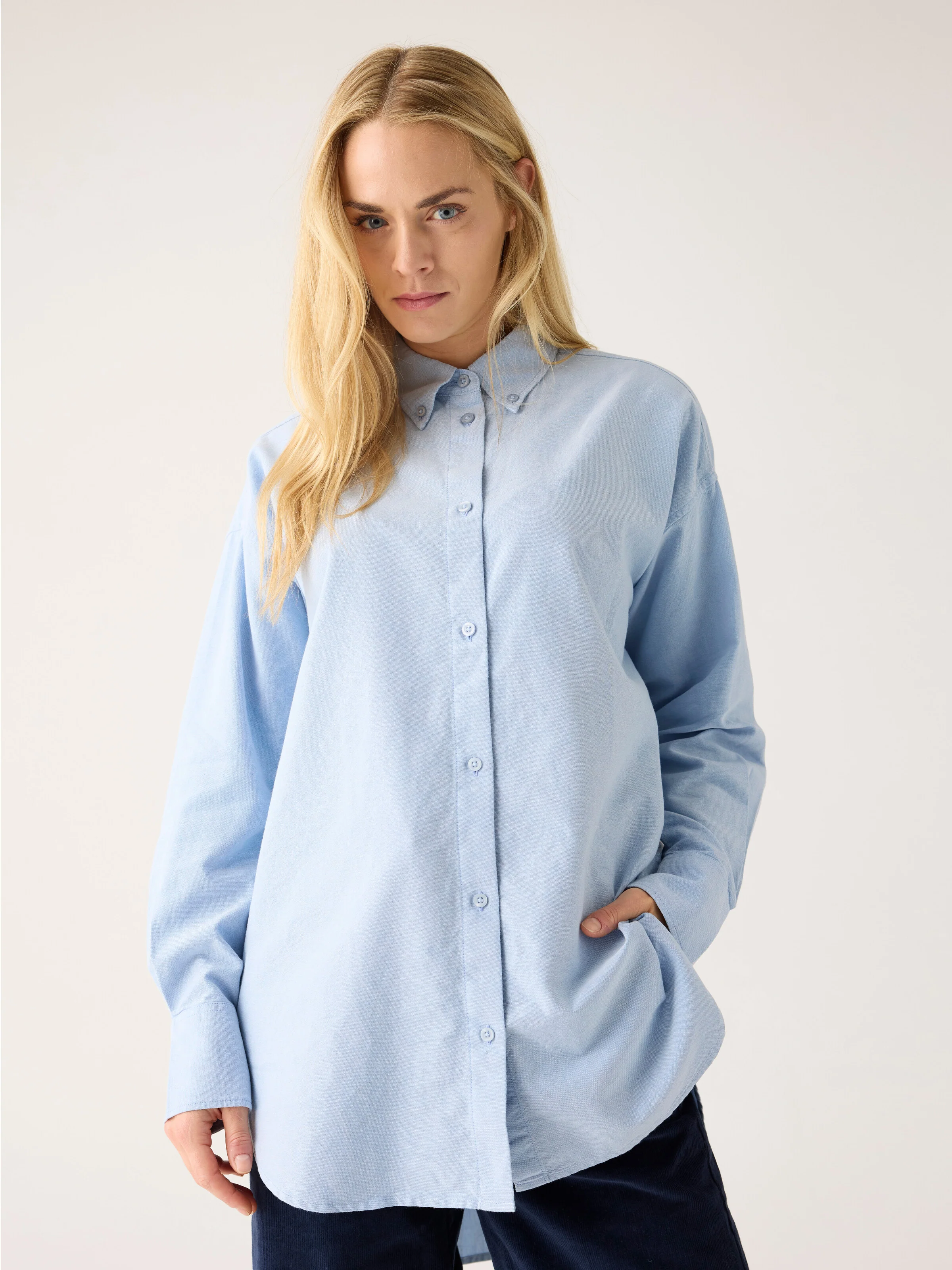 Relaxed flannel shirt - Glacier Lake - Image 2