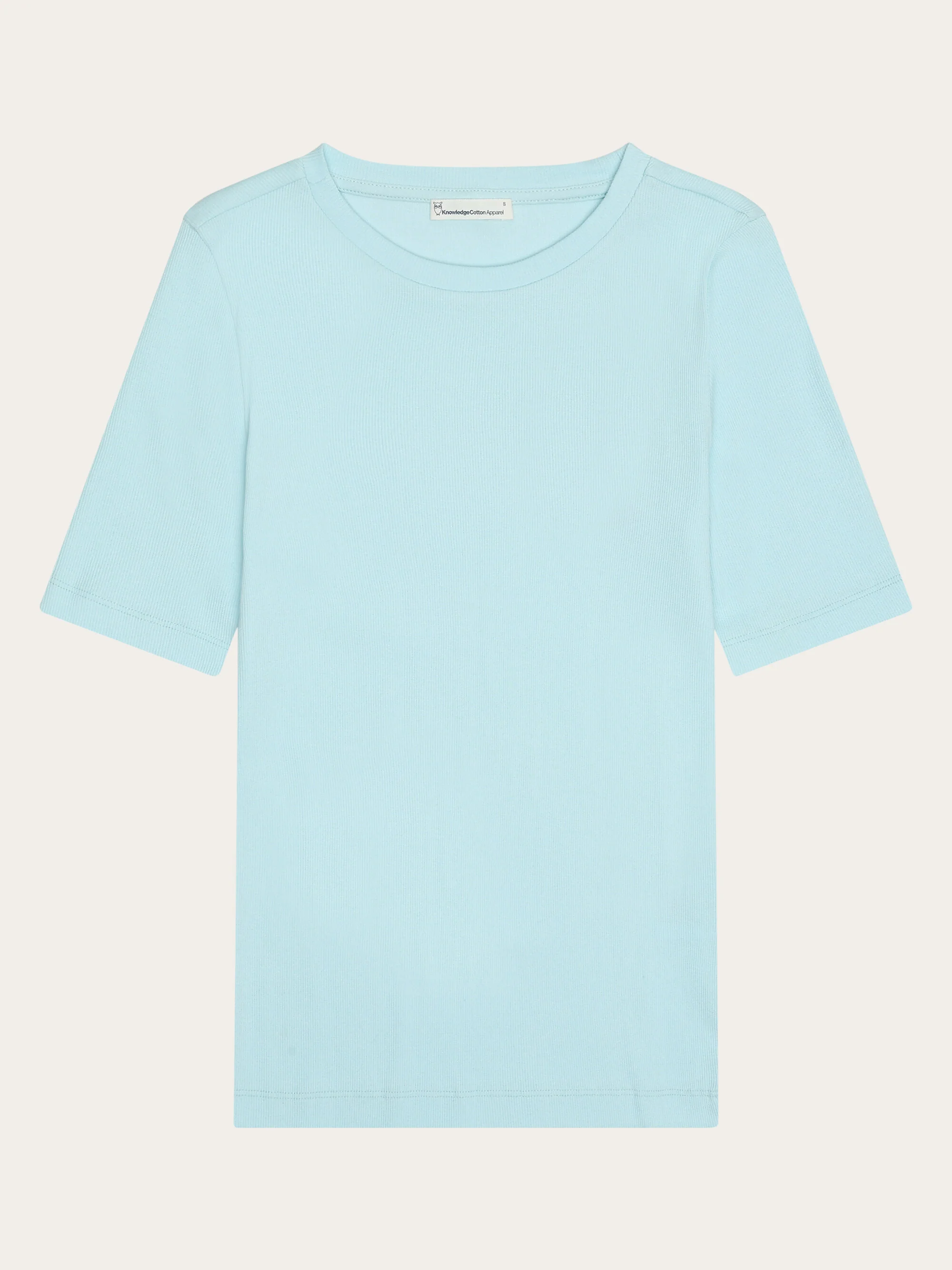 Rib t-shirt - Aqua-Esque