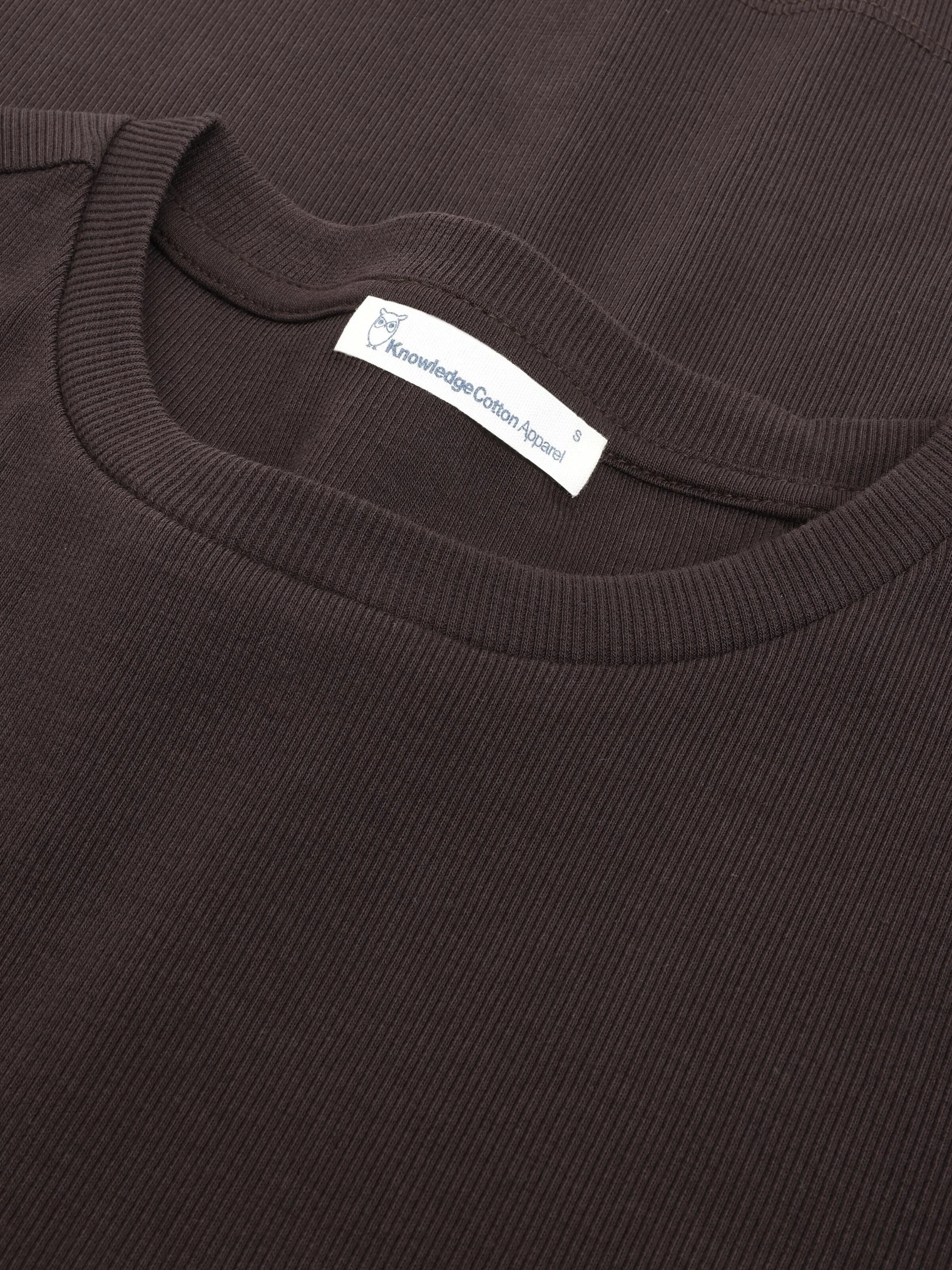 Rib t-shirt - Chocolate Torte - Image 3