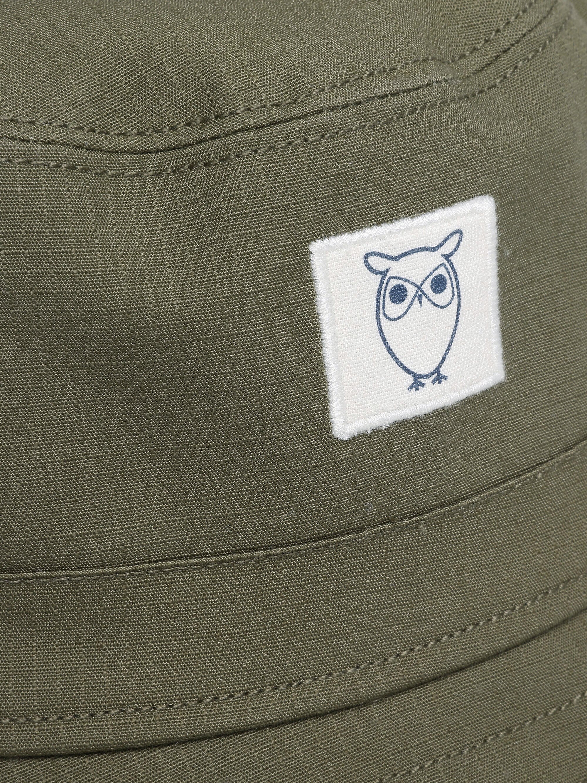 Ripstop bucket hat - GOTS/Vegan - Burned Olive - Image 3