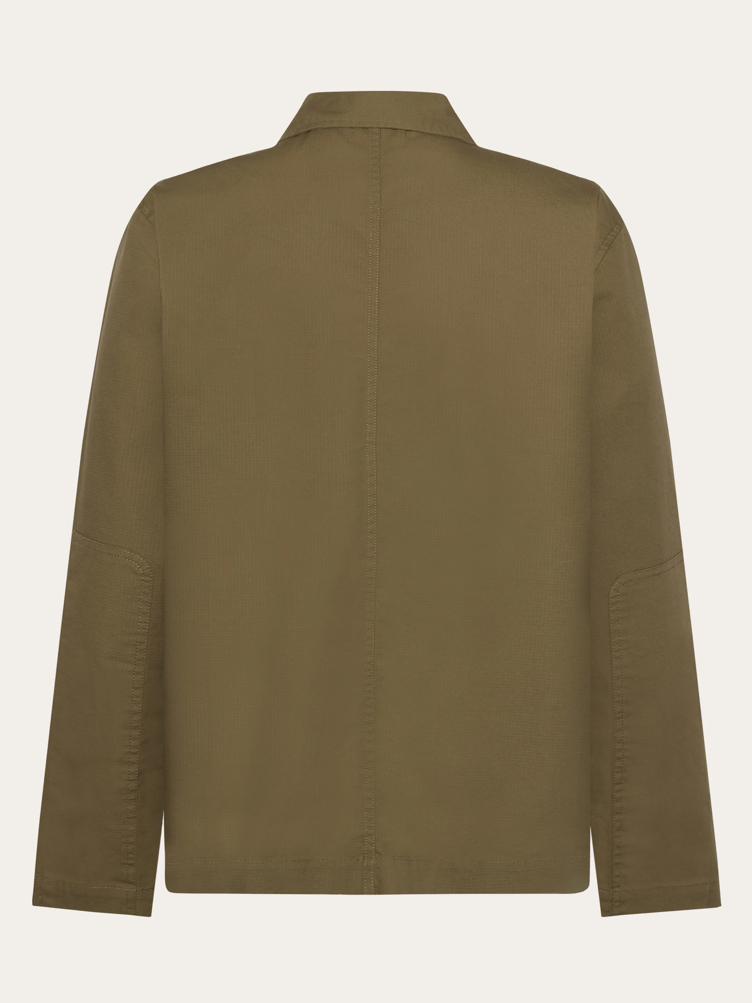 Ripstop overshirt - GOTS/Vegan - Burned Olive - Image 2
